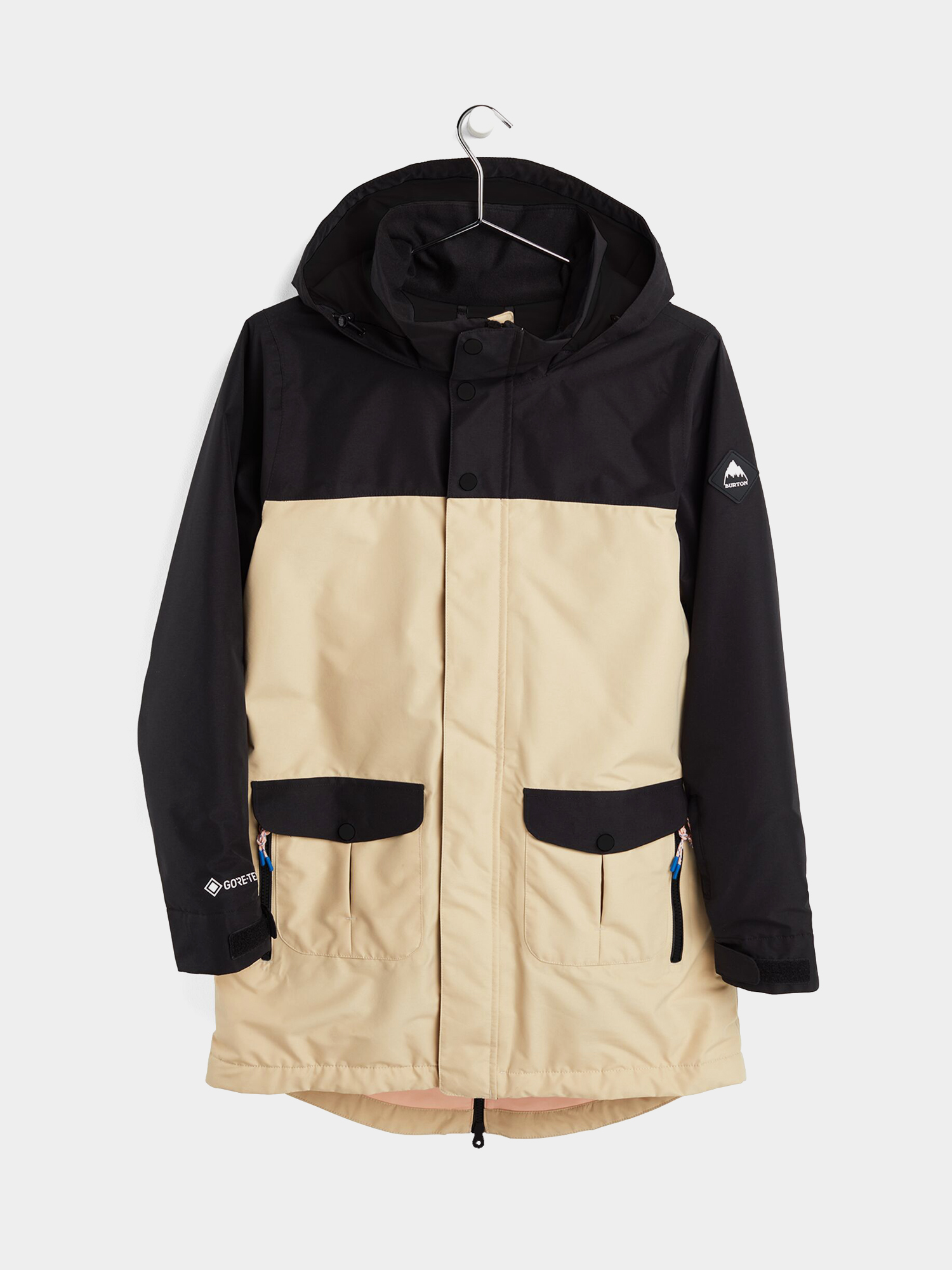 cream snow jacket