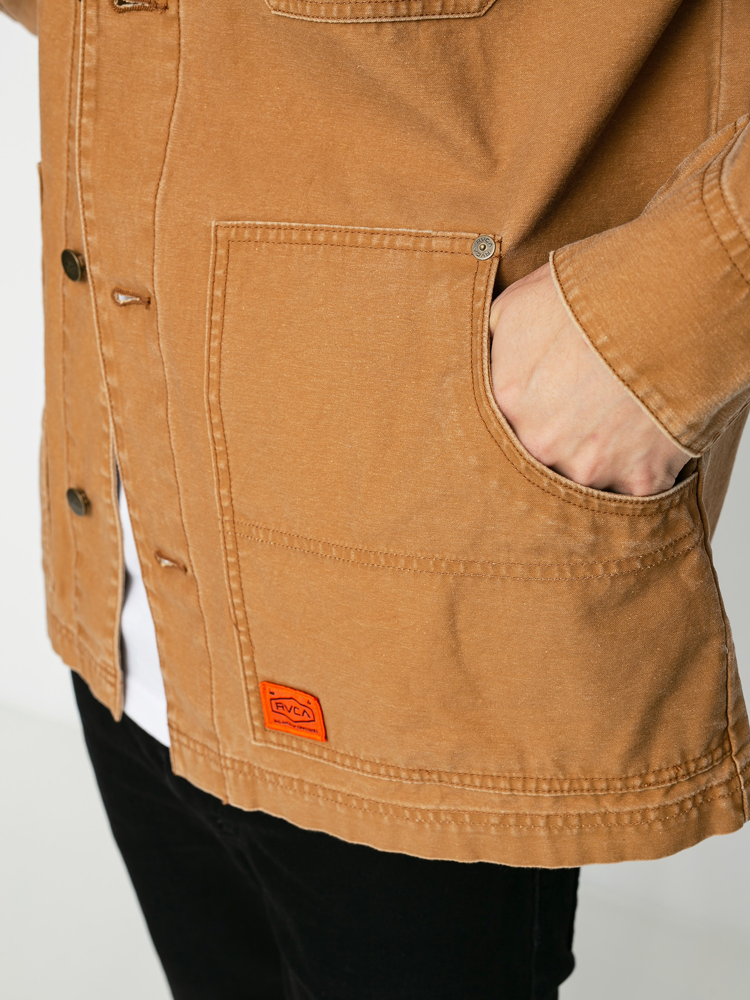 RVCA Chainmail Chore Jacket (camel)