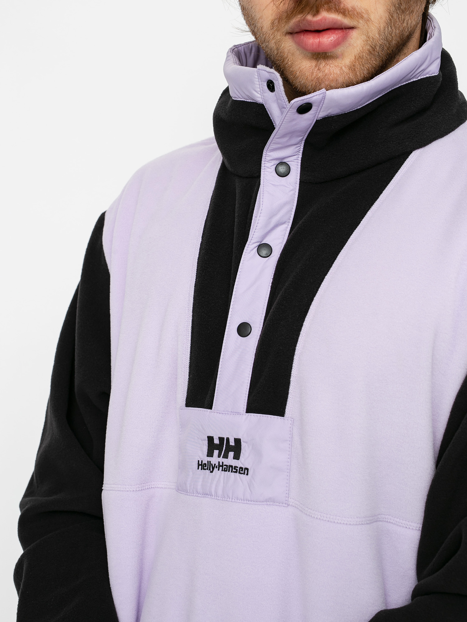 Mens Helly Hansen Snap Btn Fleece (lilatech)