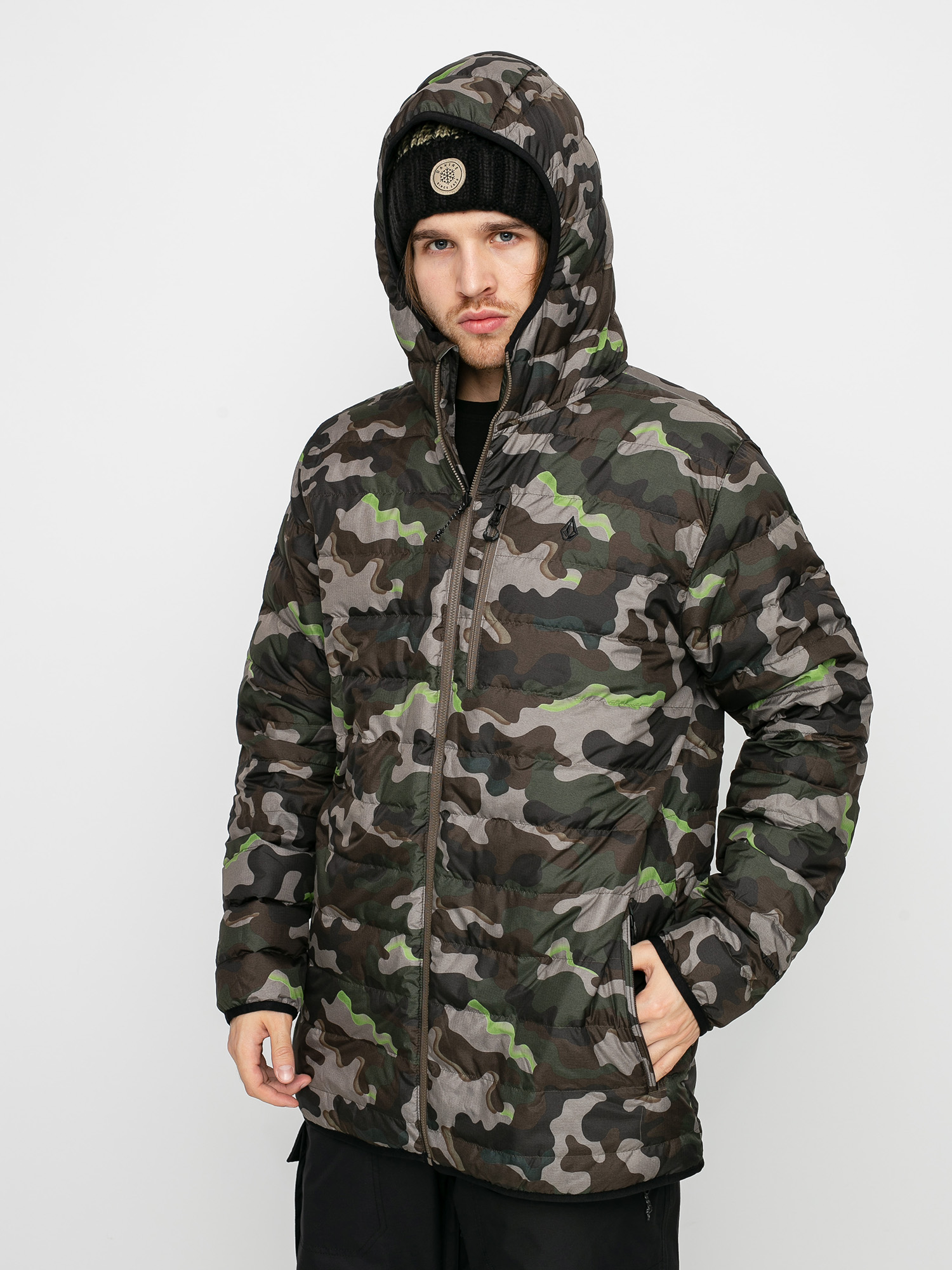 Mens Volcom Owl 3 In 1 Gore Snowboard jacket (dark teak)