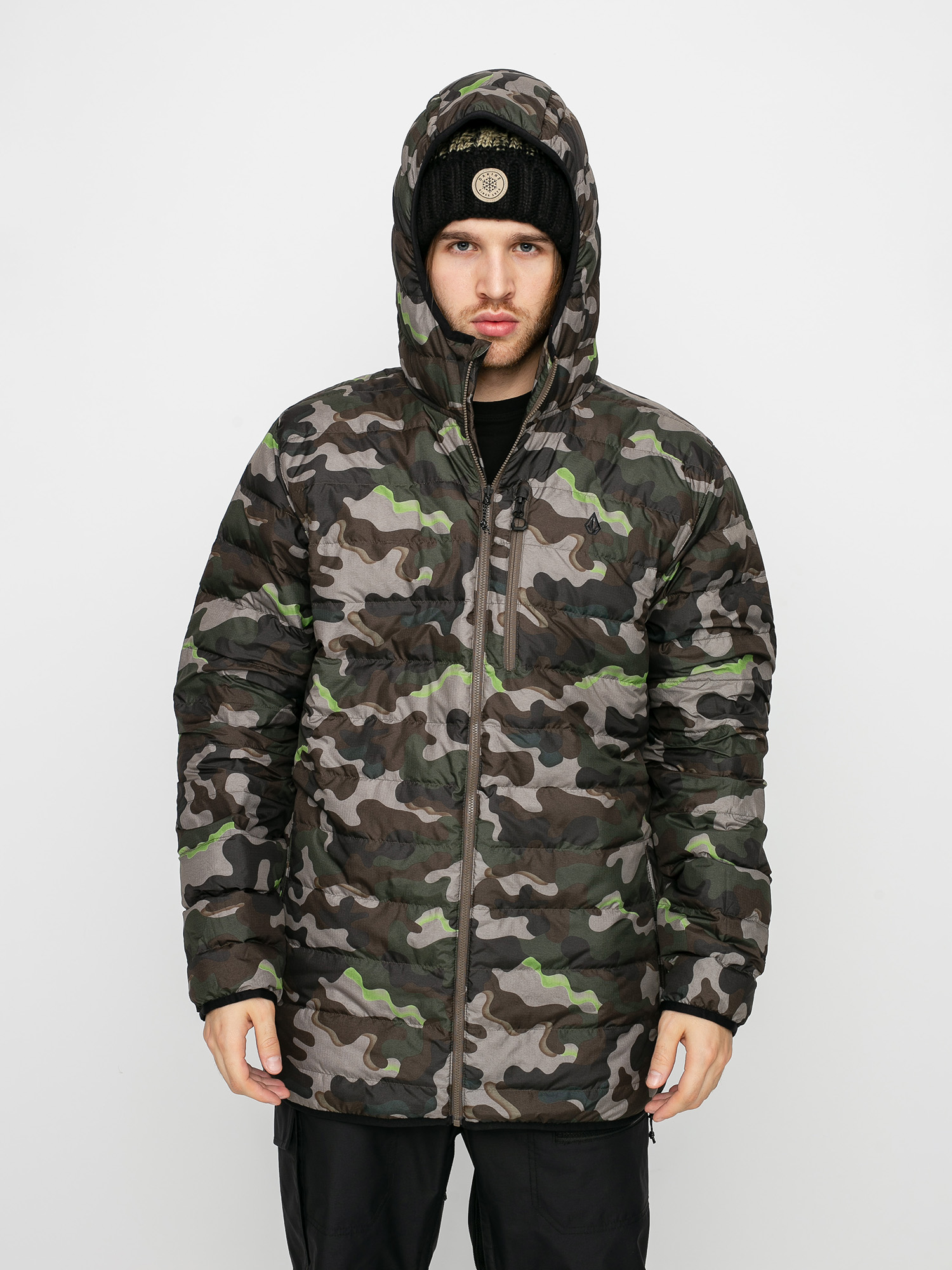 Mens Volcom Owl 3 In 1 Gore Snowboard jacket (dark teak)