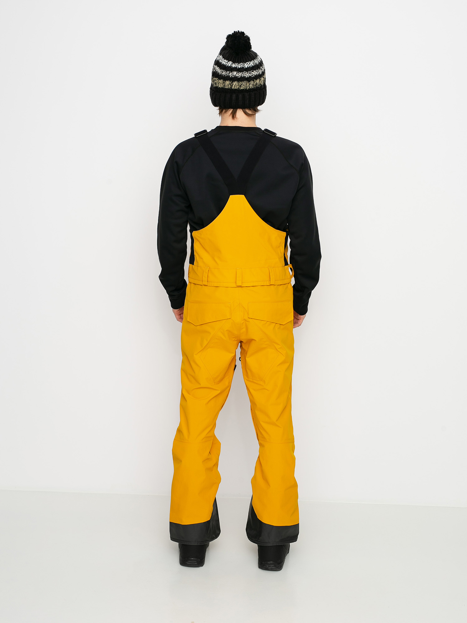 Mens Volcom Rain Gore Bib Overall Snowboard pants (resin gold)