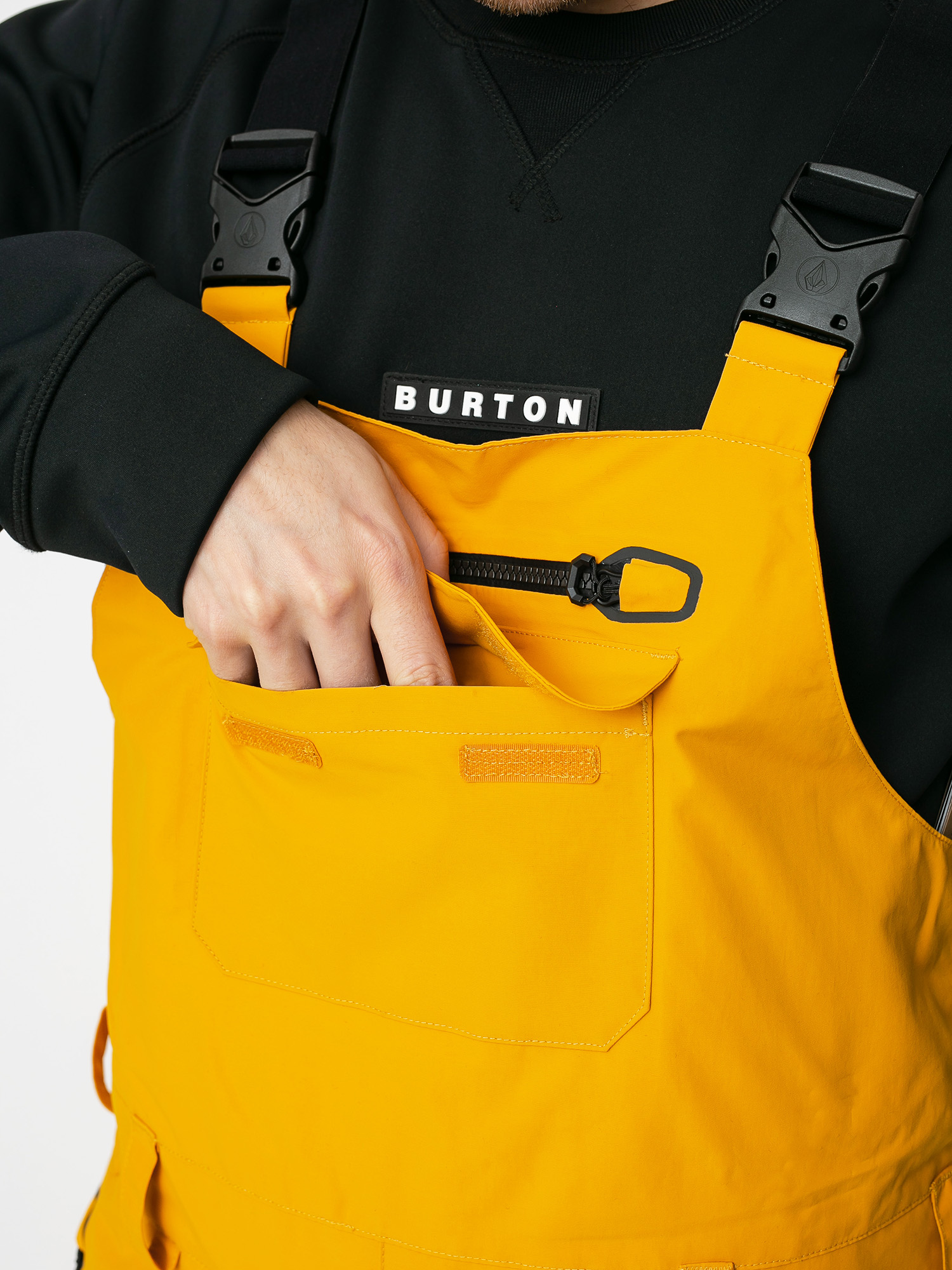 Mens Volcom Rain Gore Bib Overall Snowboard pants (resin gold)