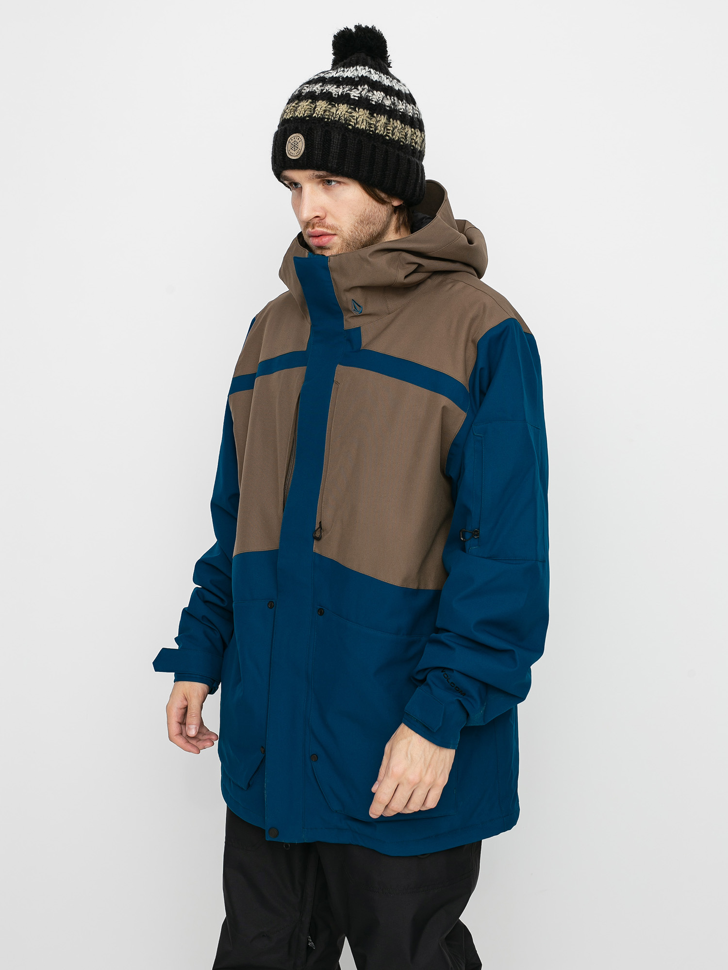 Mens Volcom Scortch Ins Snowboard jacket (blue)