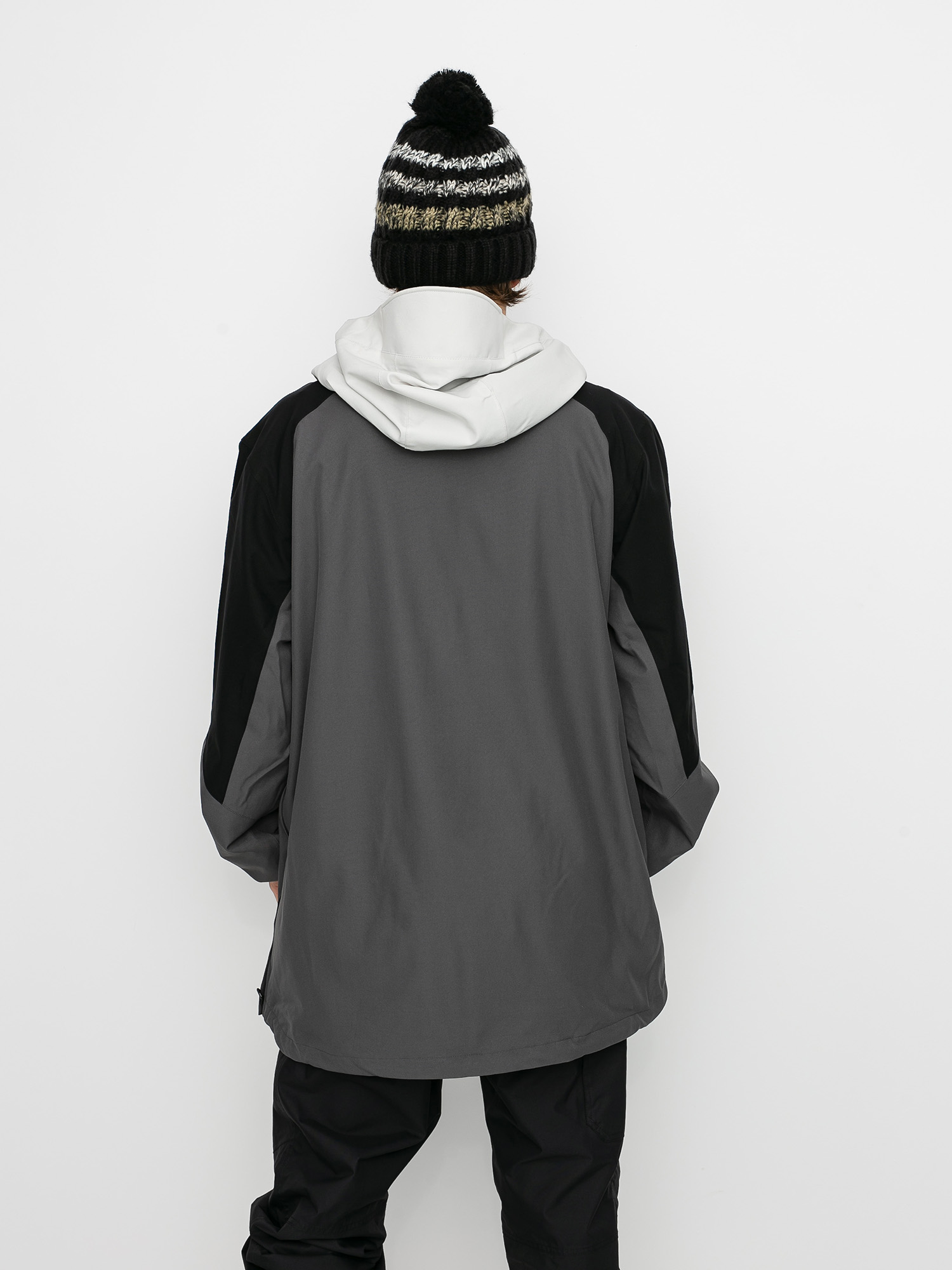 Mens Volcom Brighton Pullover Snowboard jacket (grey)