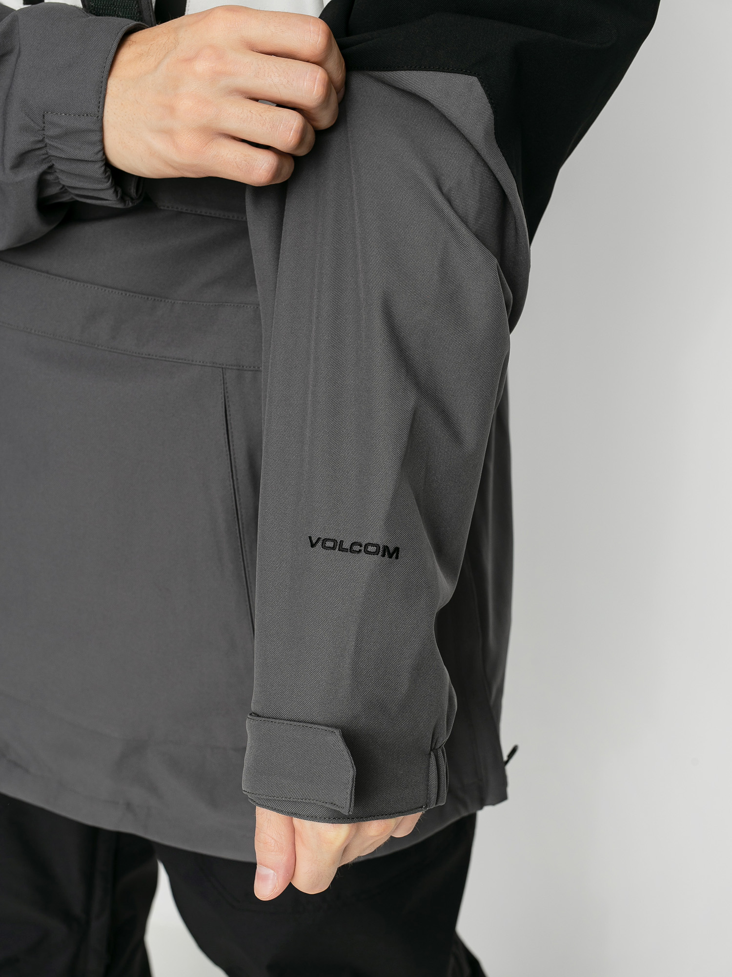 Mens Volcom Brighton Pullover Snowboard jacket (grey)