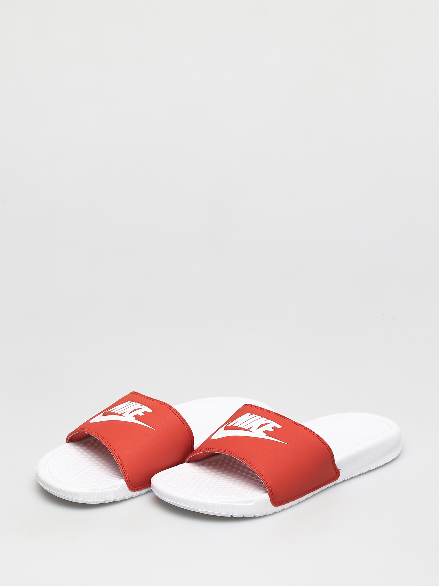 Nike Benassi Just Do It Flip-flops (white/white mystic red)