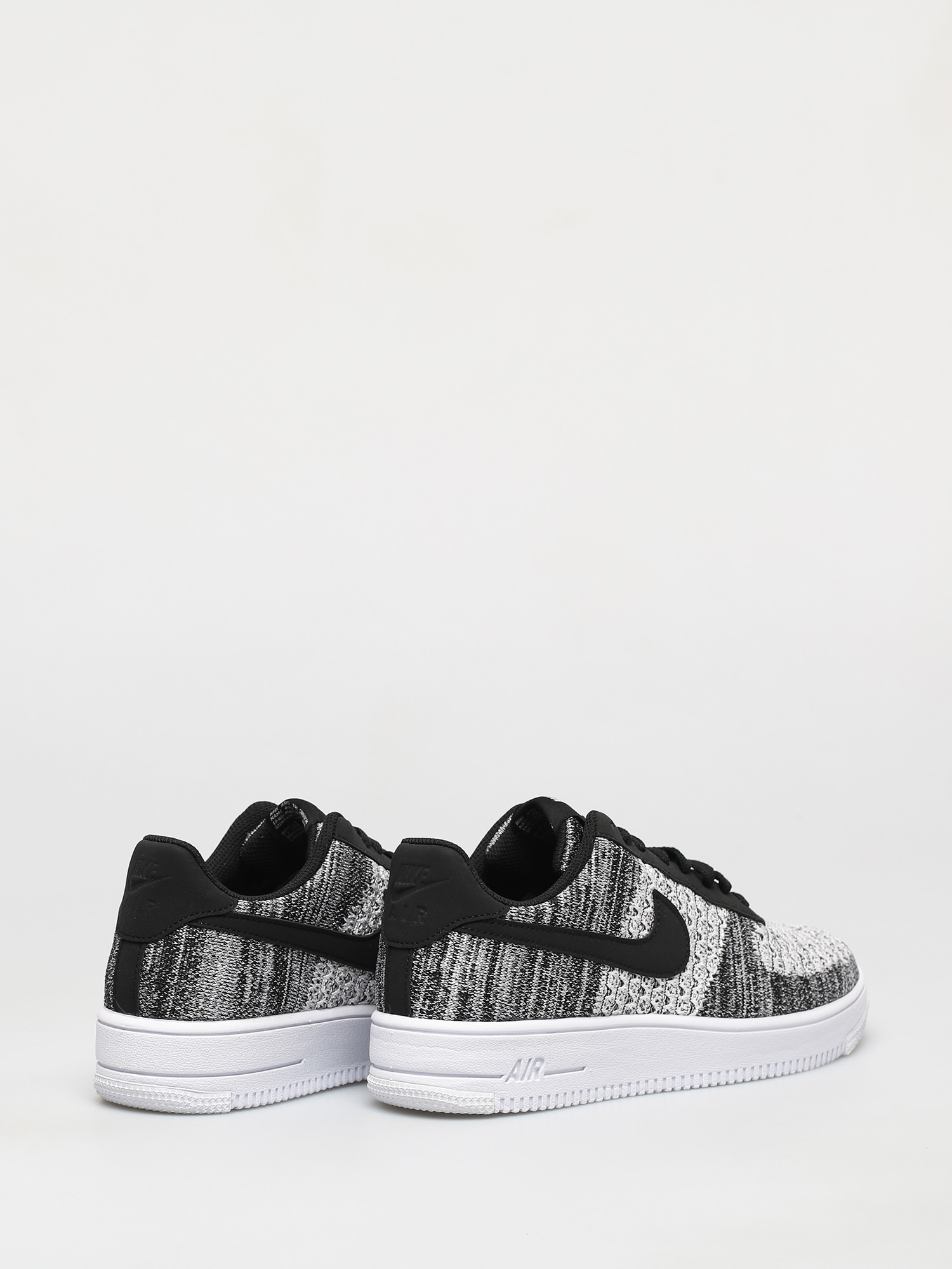 Nike Af1 Flyknit Low Schuhe (black/pure platinum black white)