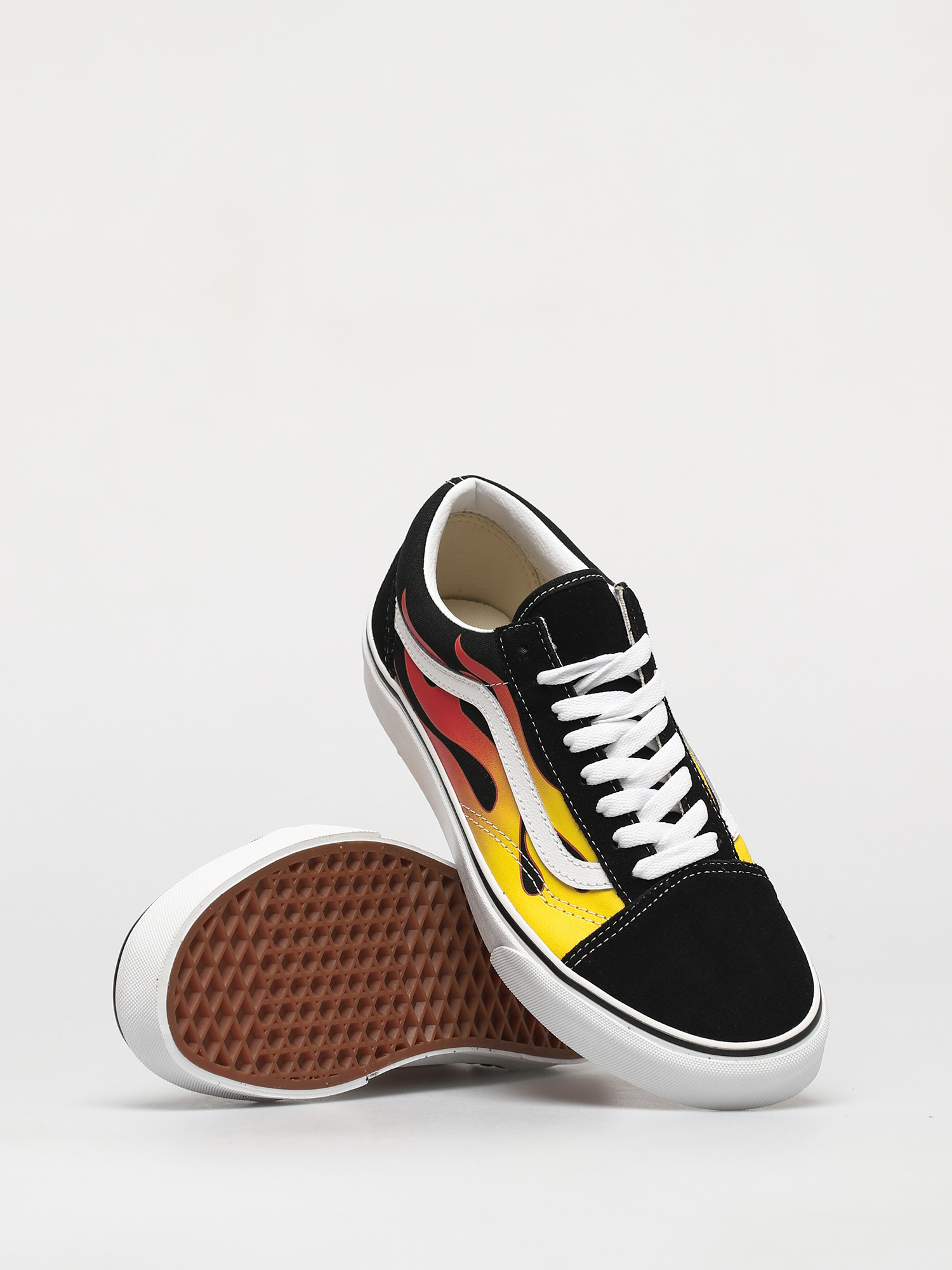 Vans Old Skool Schuhe (flame/black/black/true white)