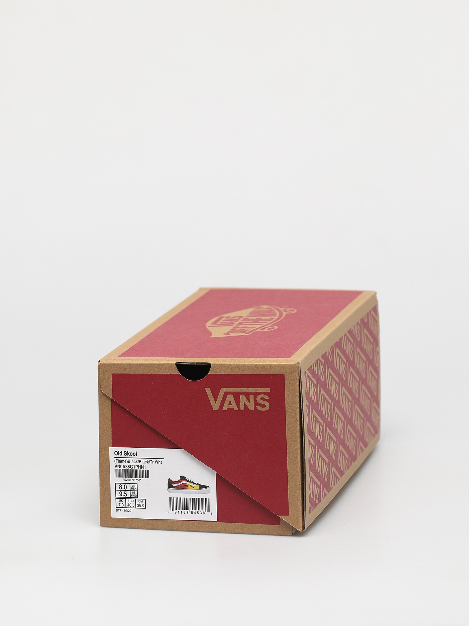 Vans Old Skool Schuhe (flame/black/black/true white)