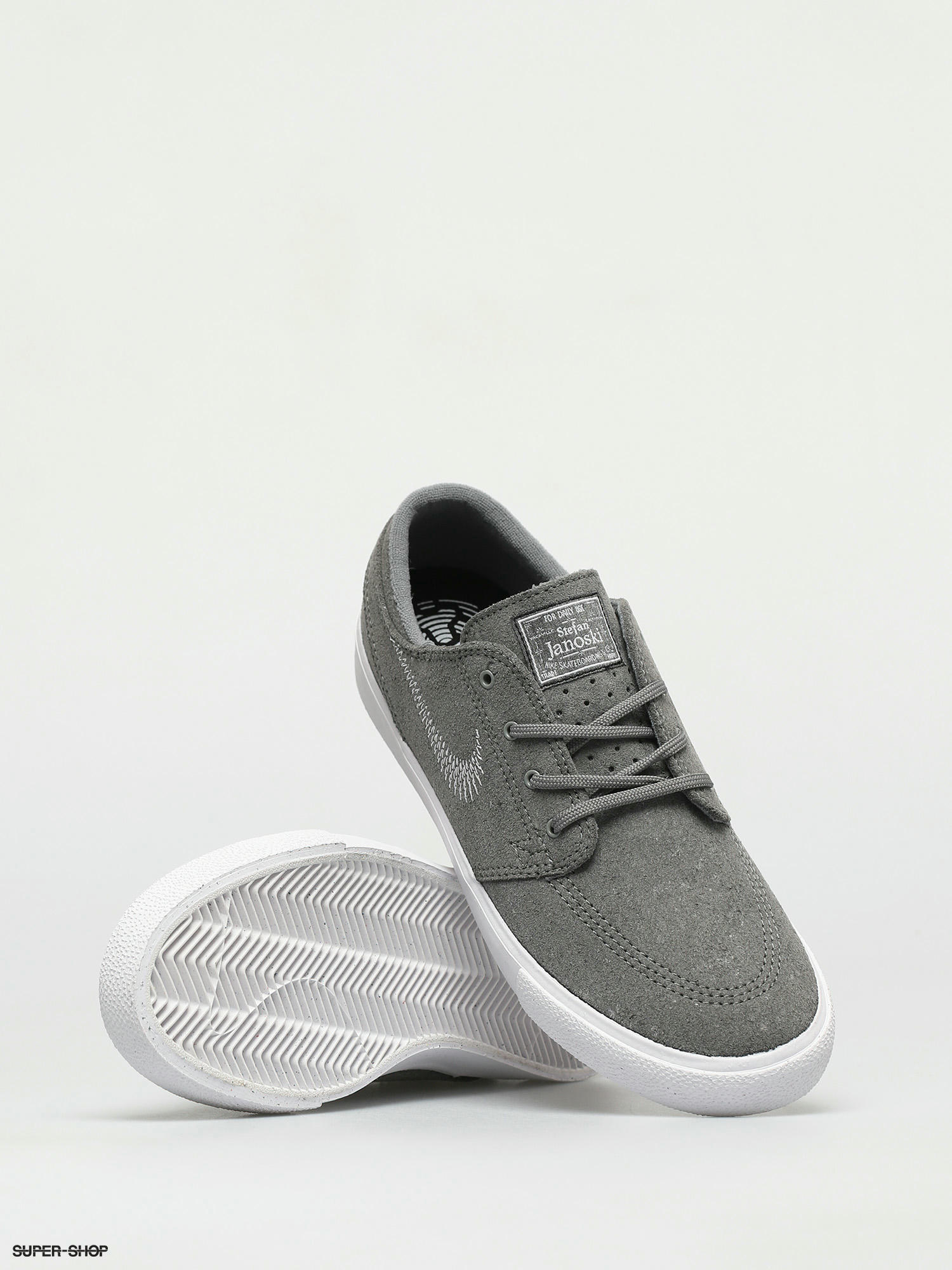 Nike Sb Zoom Stefan Janoski Fl Rm Shoes Tumbled Grey White Tumbled Grey White