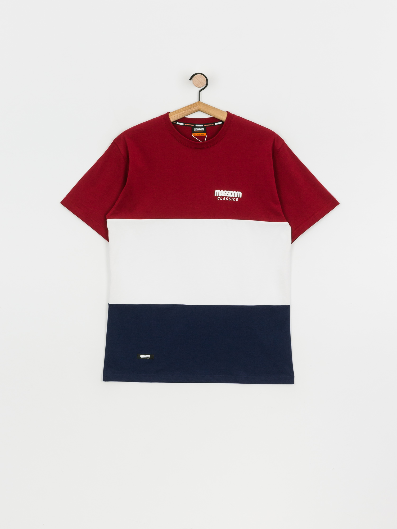 MassDnm Zone T-shirt (claret/navy)