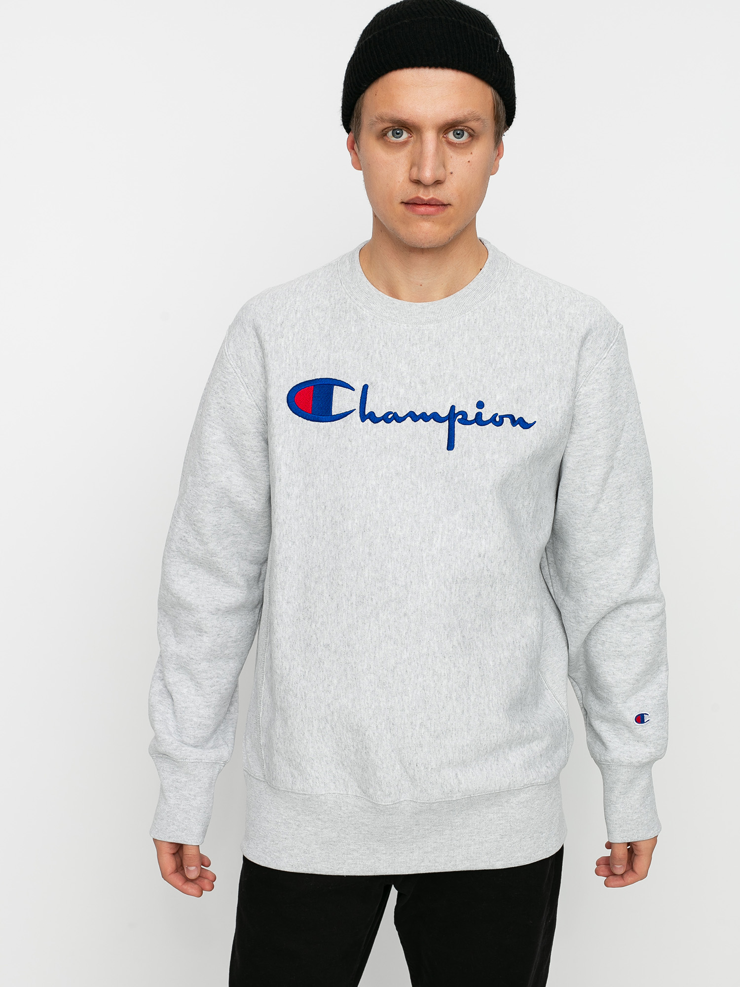 grey champion crewneck sweatshirt