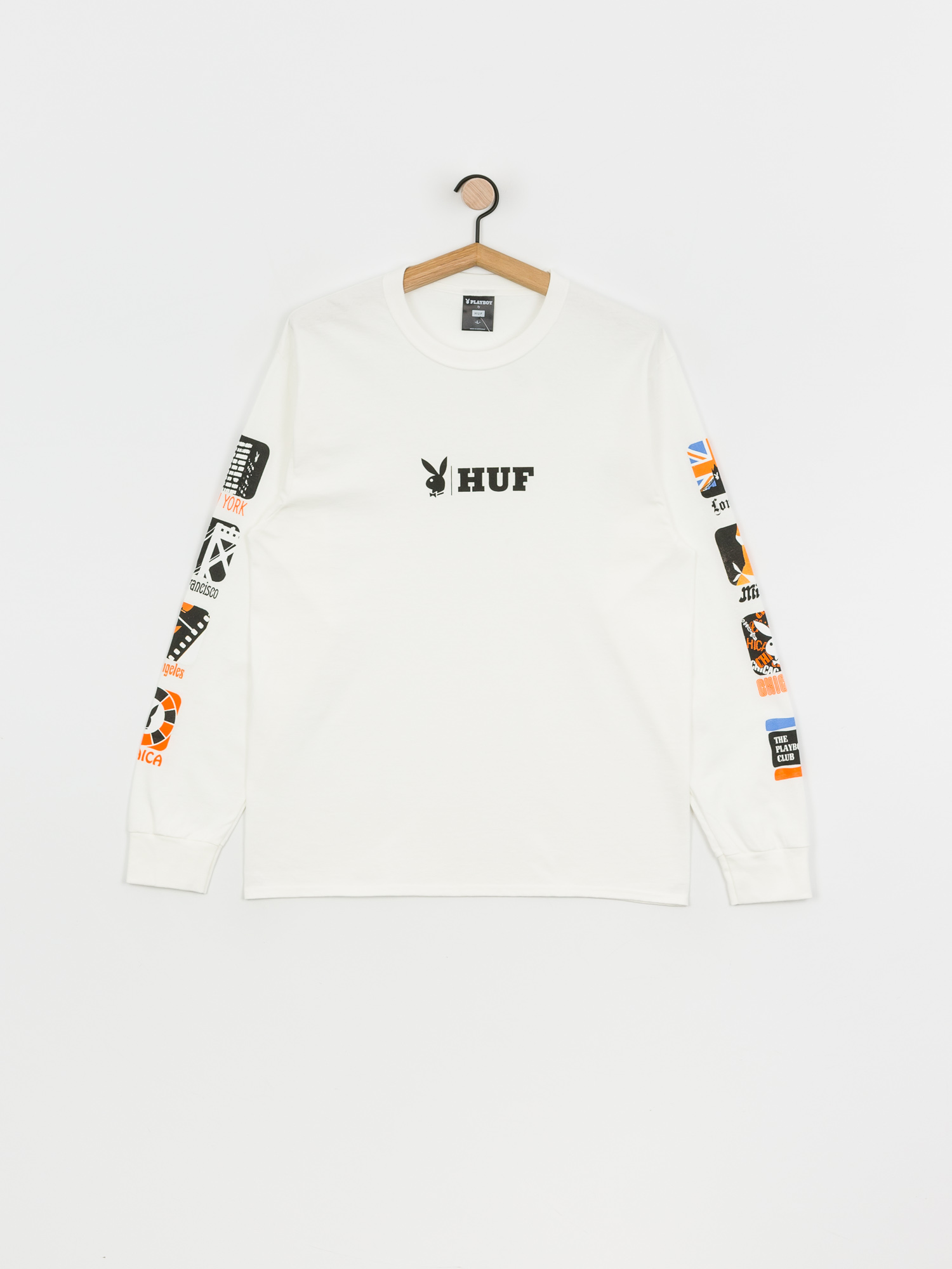 HUF X Playboy Club Intl Longsleeve (white)