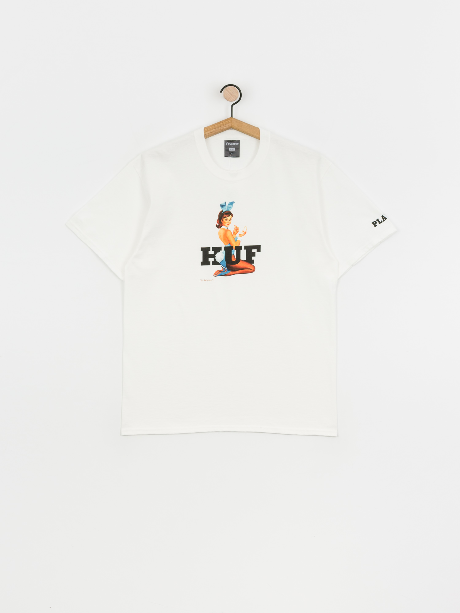 HUF X Playboy Bunny Logo T-Shirt (white)