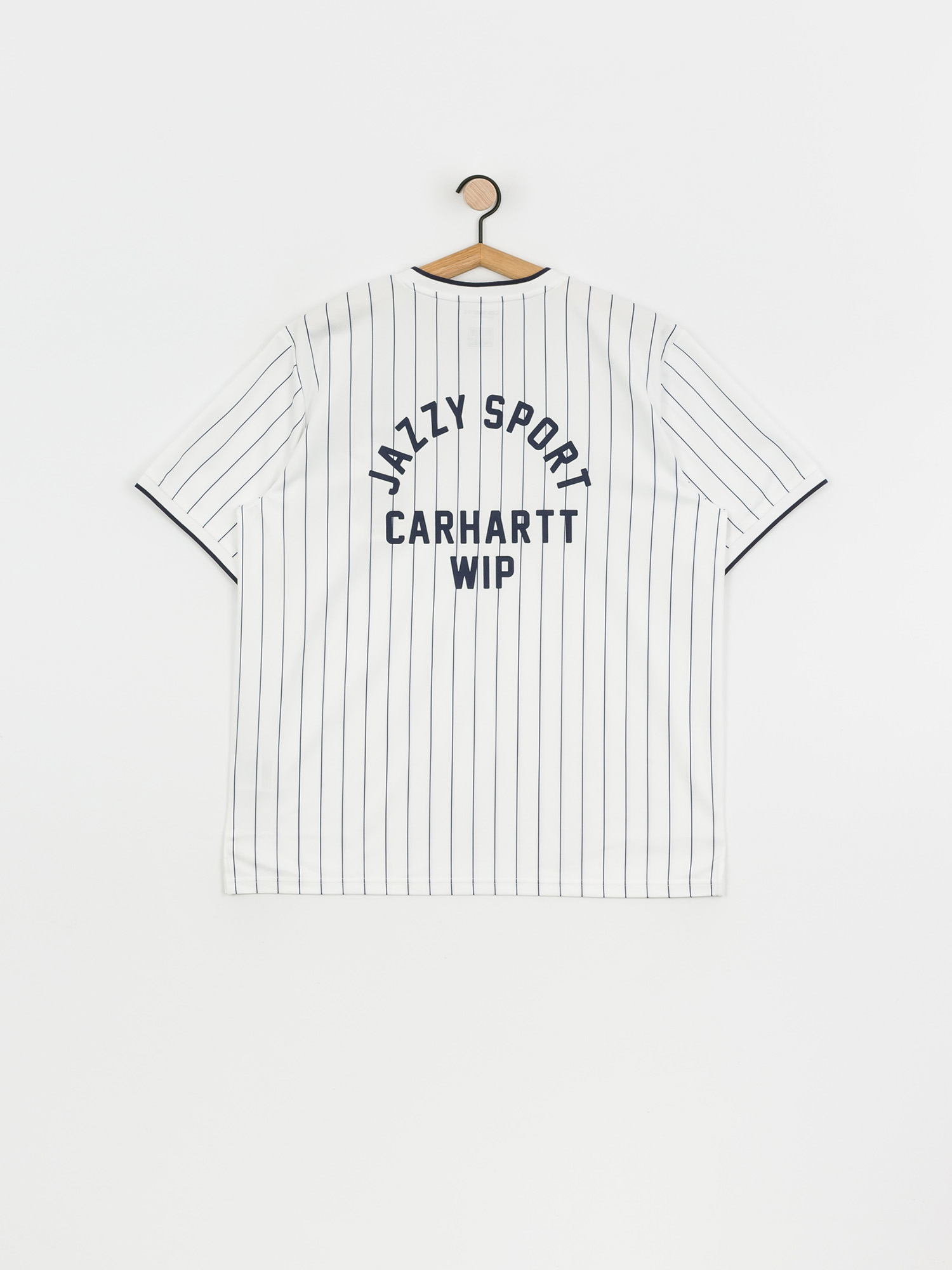 Carhartt WIP X Relevant Parties Jazzy Sport Jersey T-Shirt (white/navy stripes)