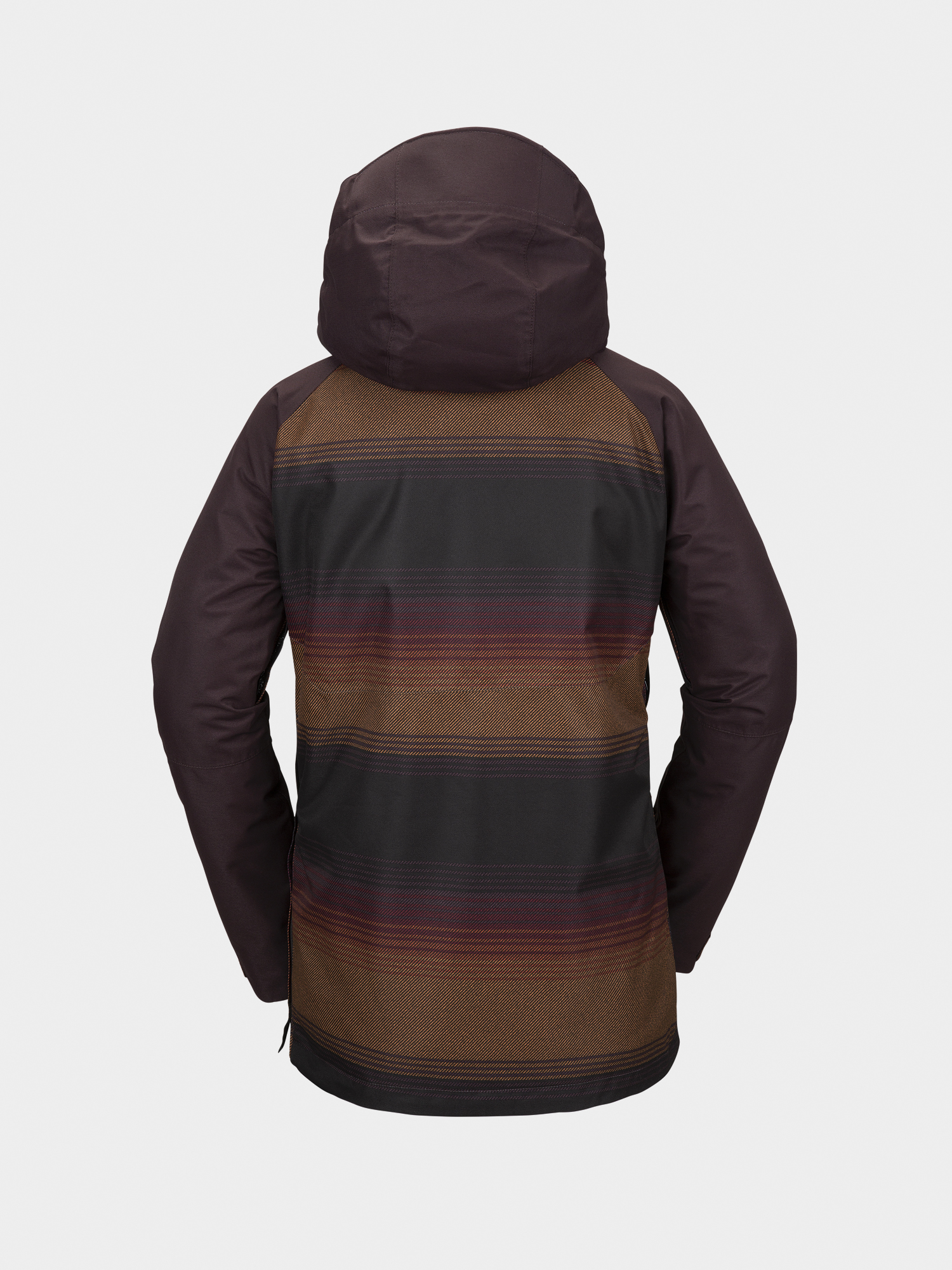 Womens Volcom Mirror Pullover Snowboard jacket (stripe)