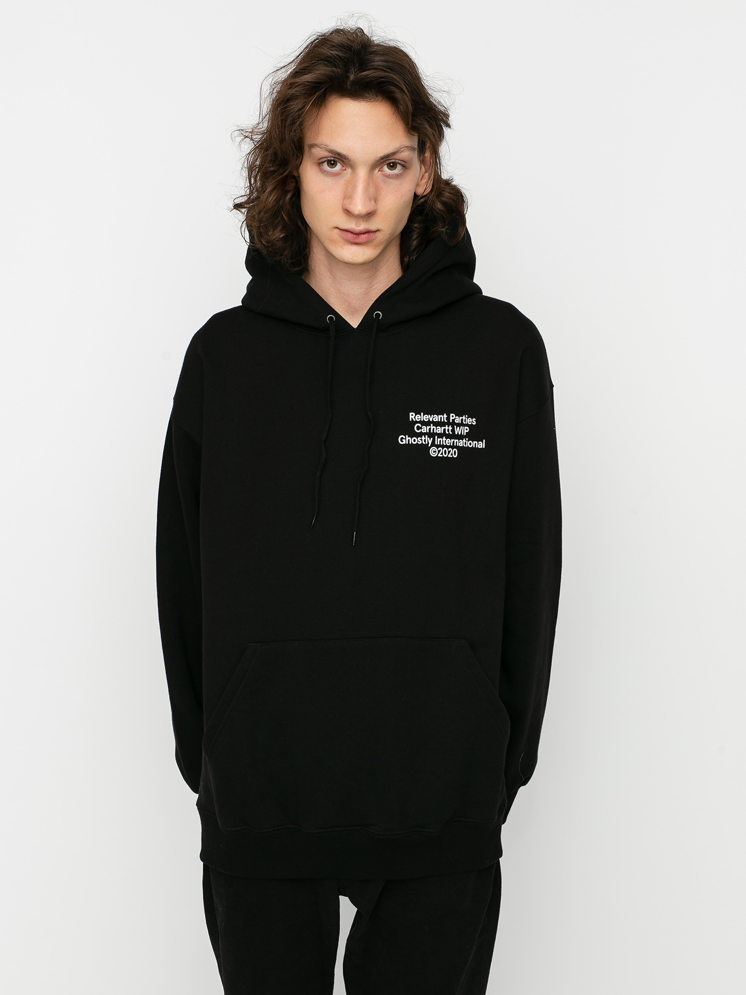 Carhartt WIP X Relevant Parties Ghostly HD Hoodie (black)