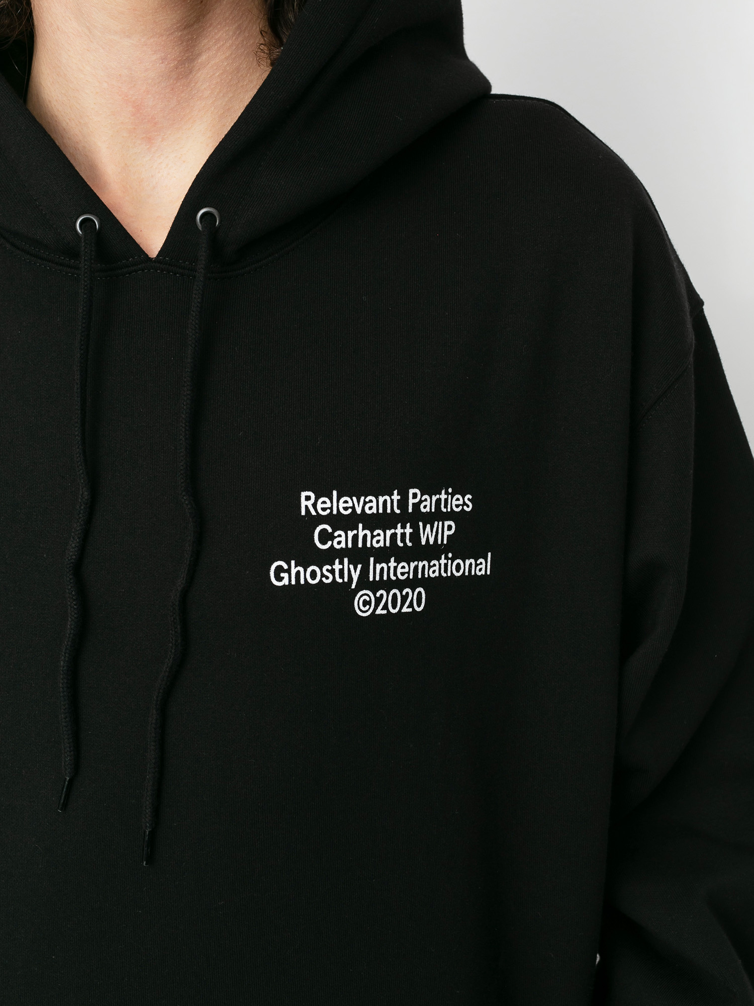 Carhartt WIP X Relevant Parties Ghostly HD Hoodie (black)