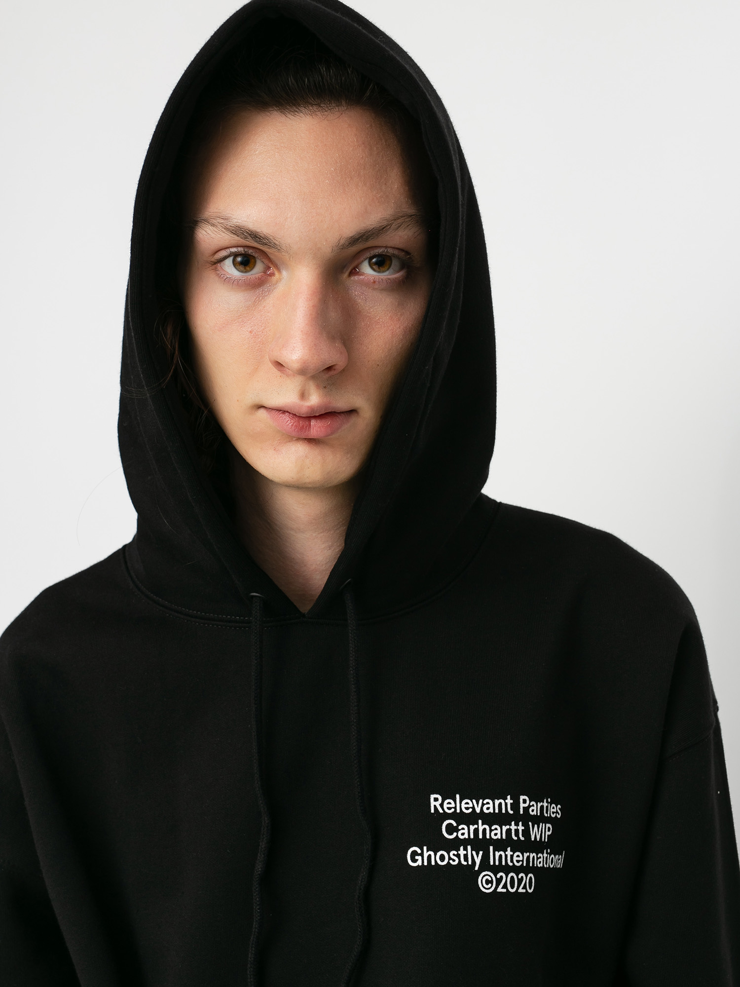 Carhartt WIP X Relevant Parties Ghostly HD Hoodie (black)