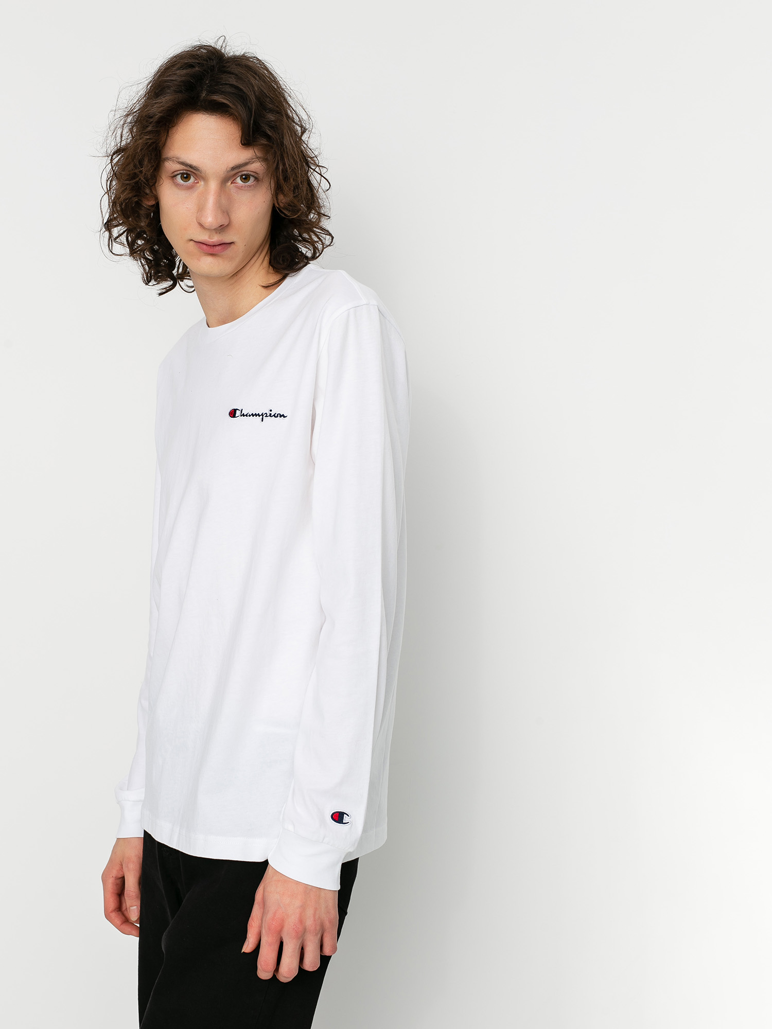 Champion Crewneck 214782 Longsleeve (wht)