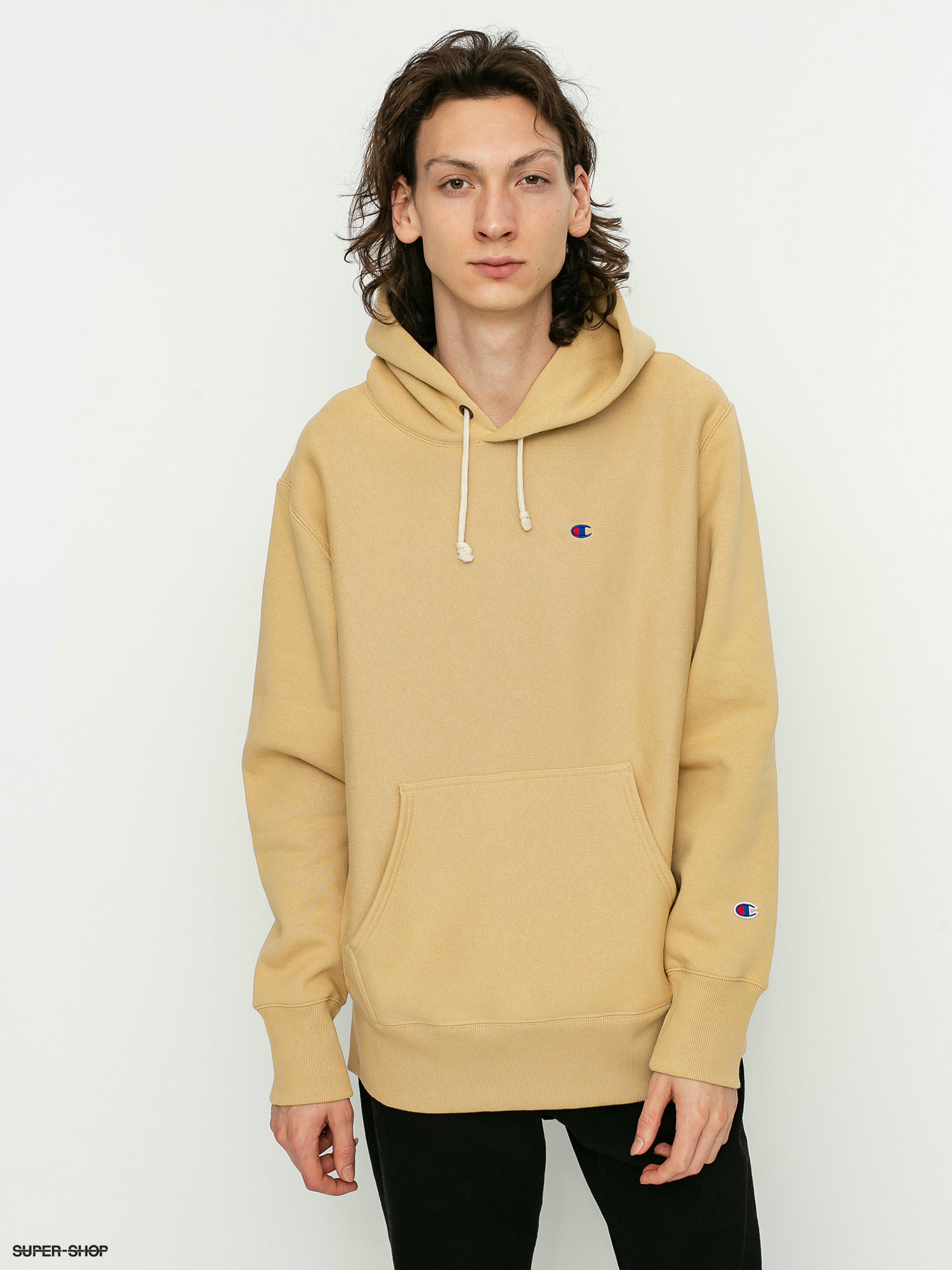 champion sweater tan