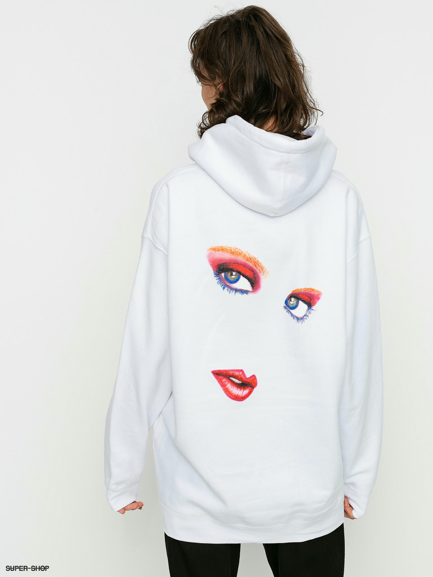 huf hoodie white