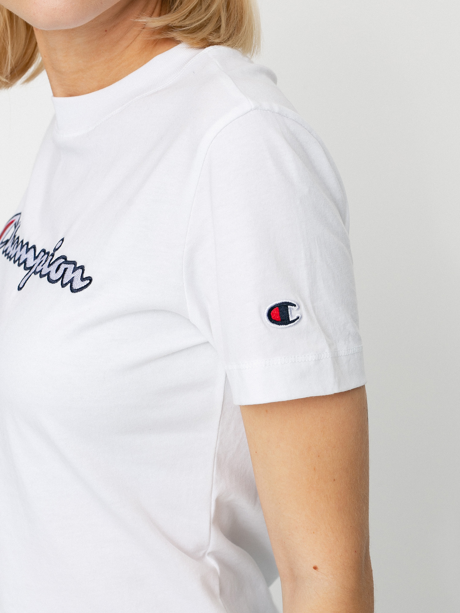 Champion Crewneck 113194 T-shirt Wmn (wht)