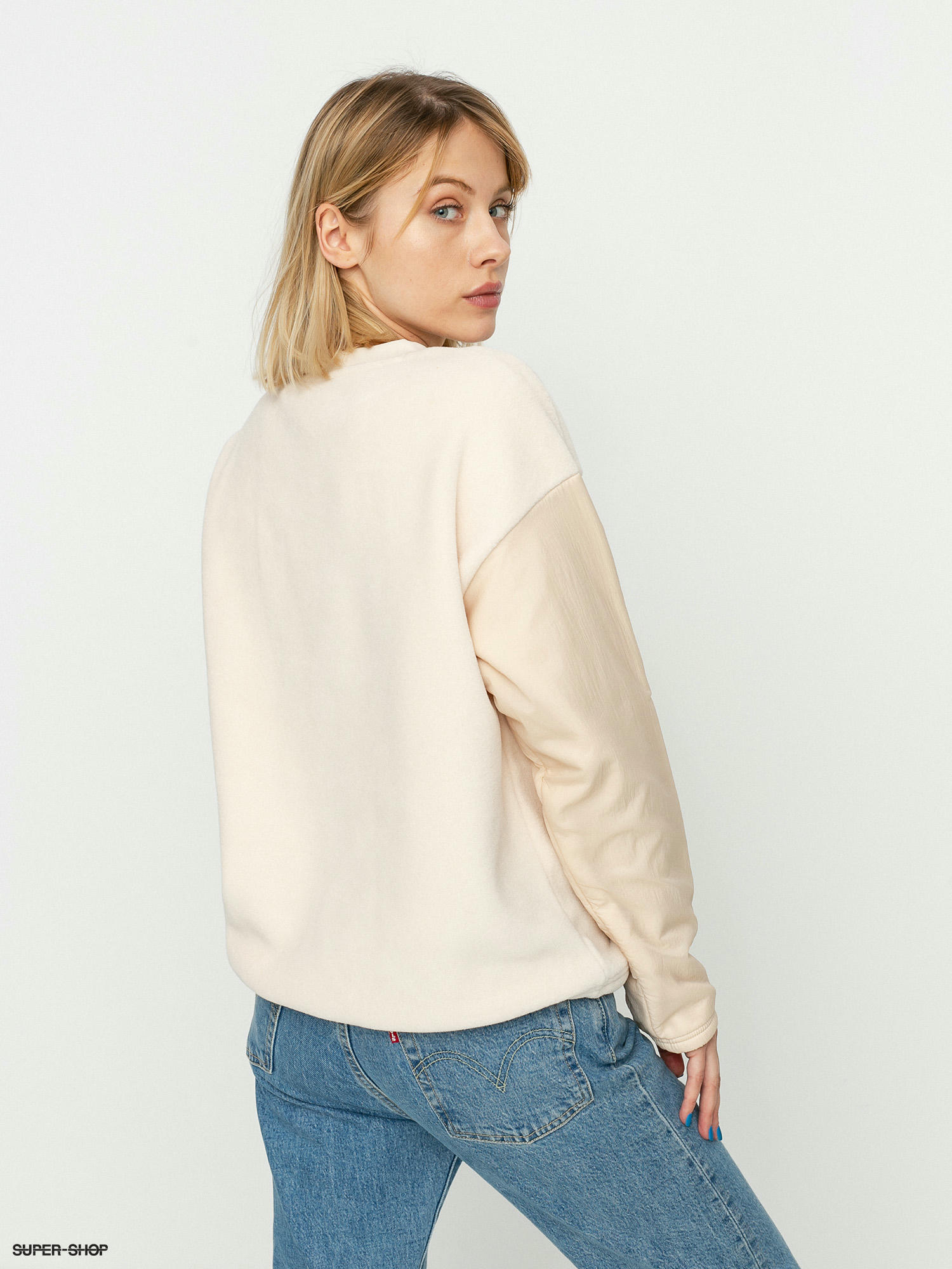 Champion cream best sale crew neck sweatshirt