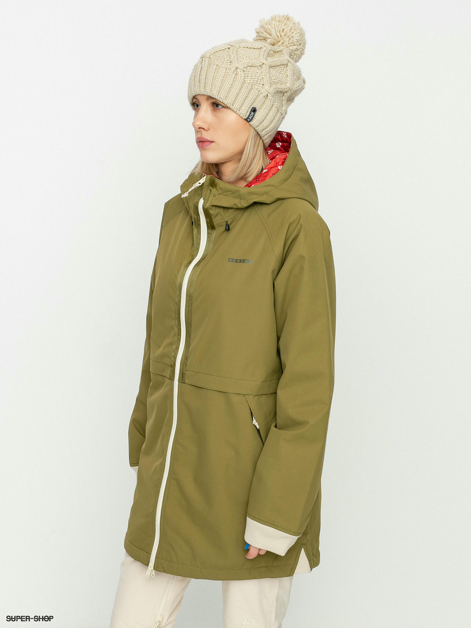 Burton Moondaze Jacket Wmn martini olive deconstructed bandana