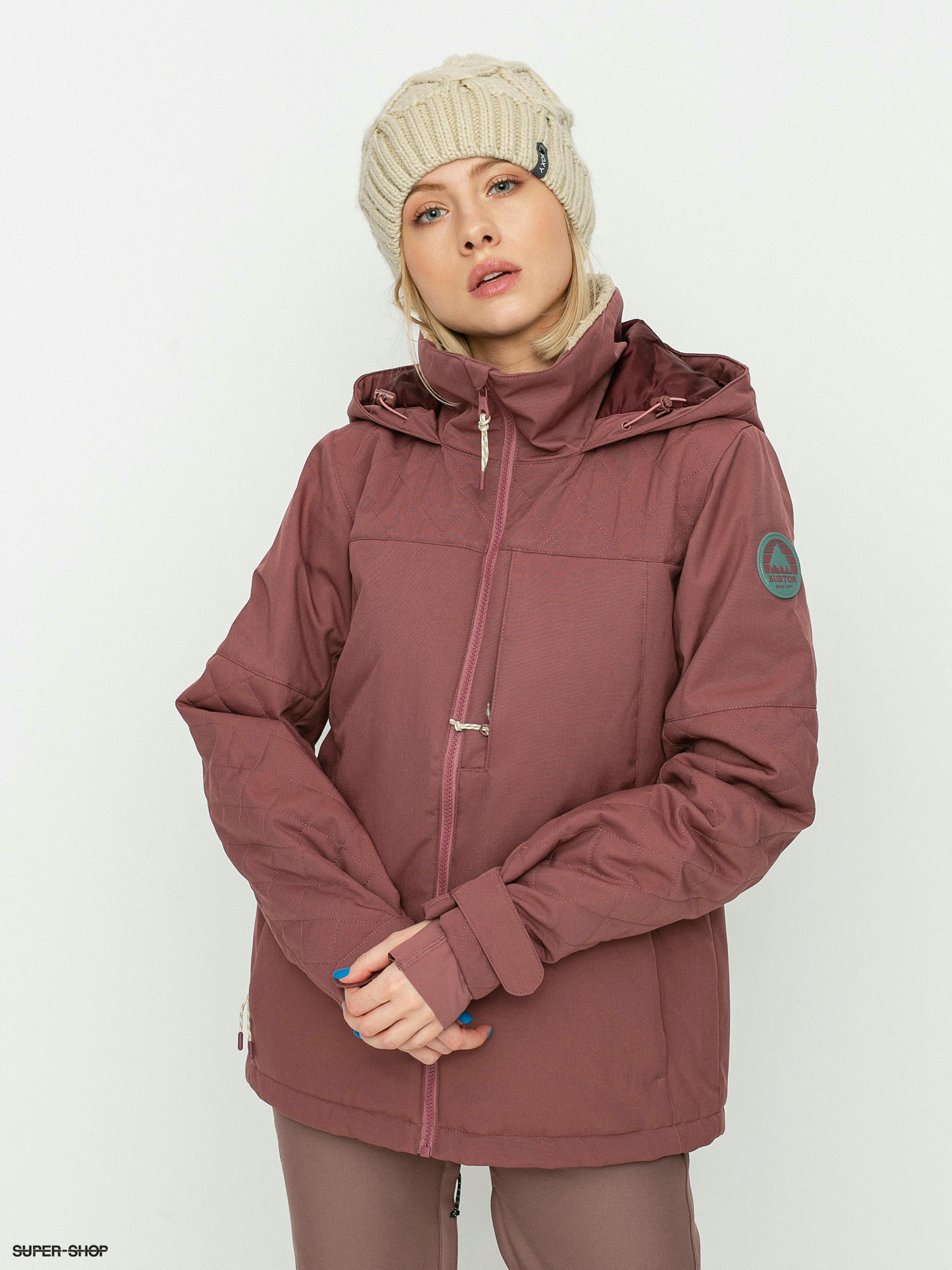 Burton Tulum Stretch Snowboard jacket Wmn rose brown