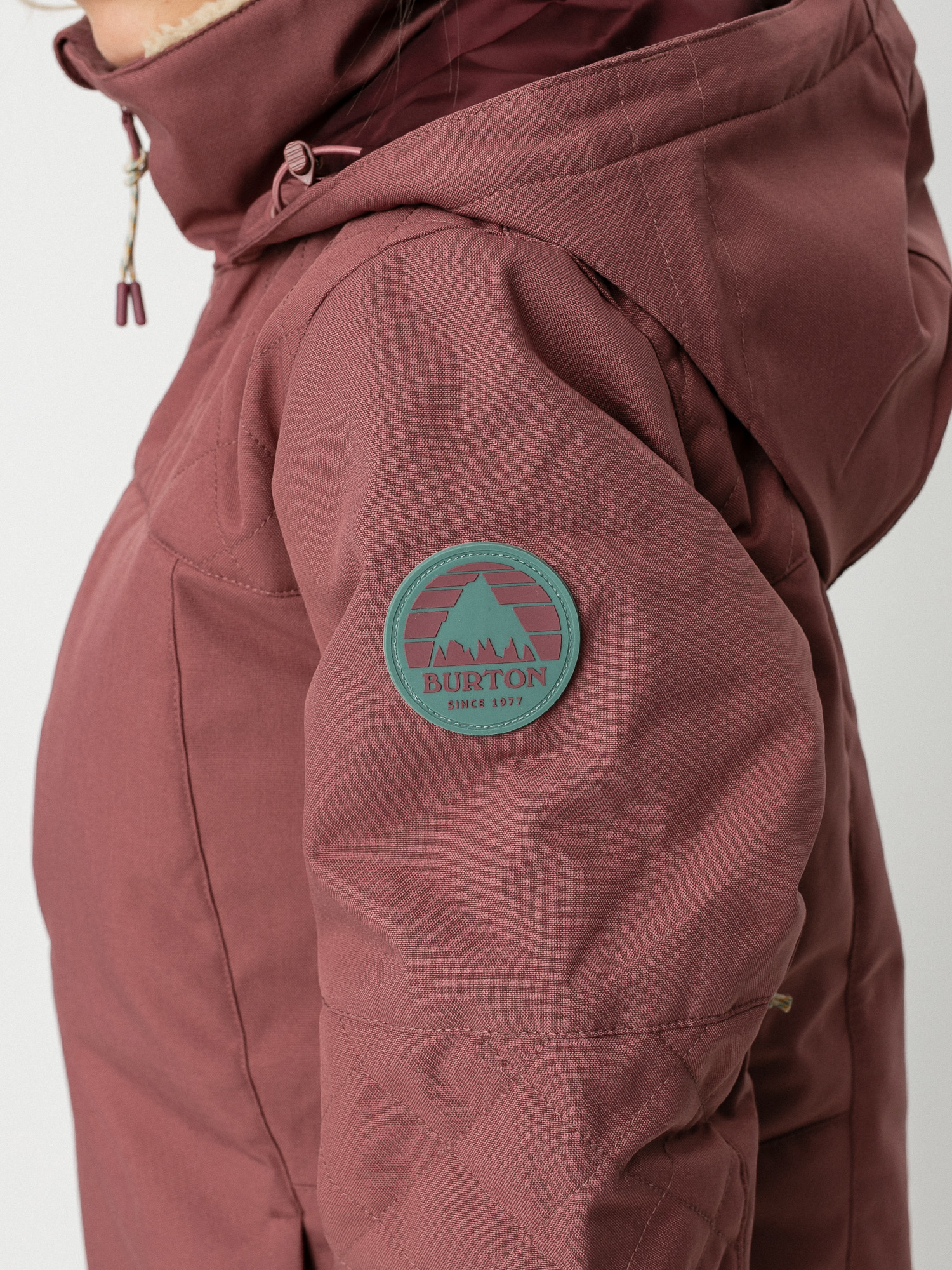 Womens Burton Tulum Stretch Snowboard jacket (rose brown)
