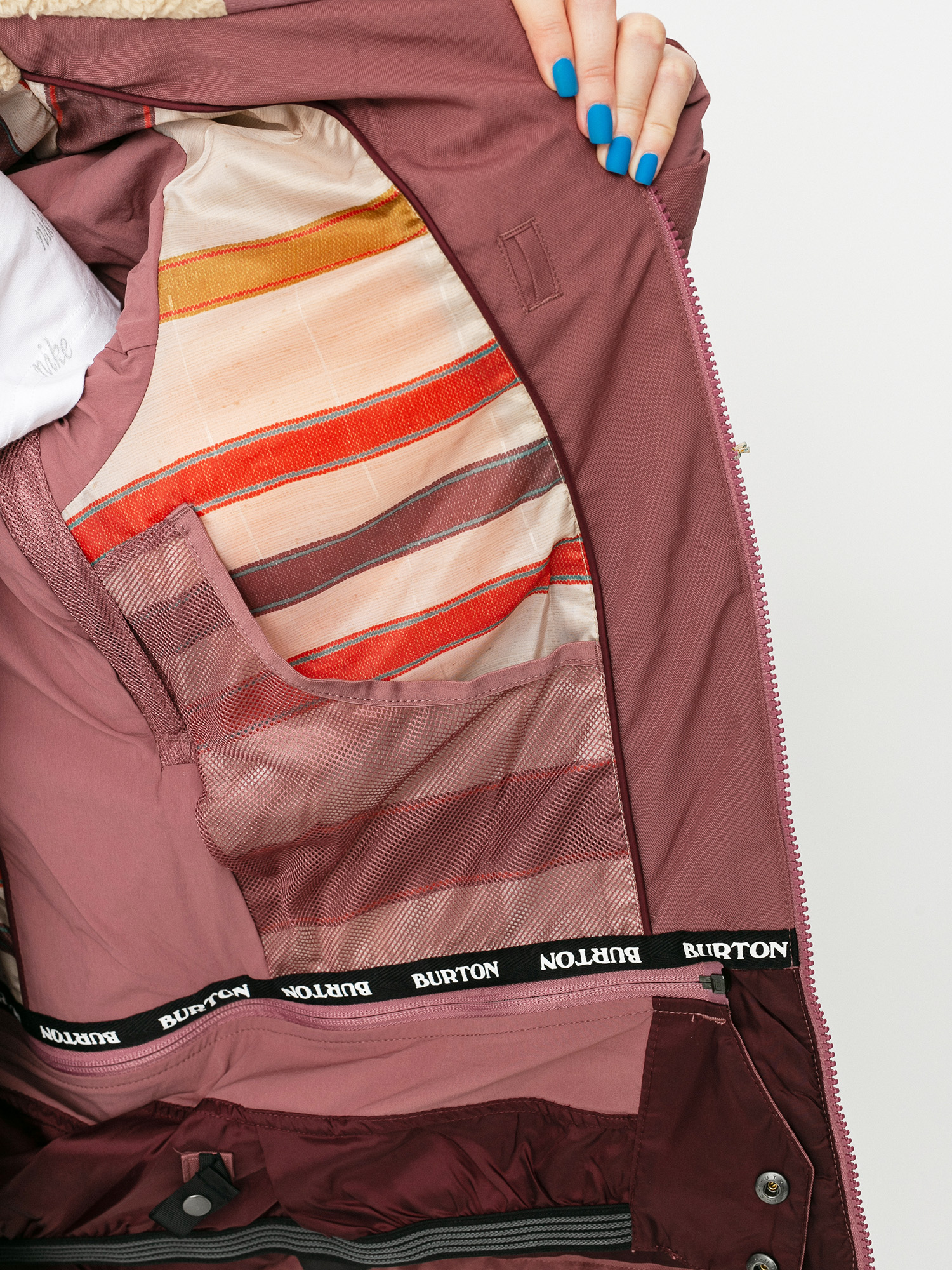 Womens Burton Tulum Stretch Snowboard jacket (rose brown)