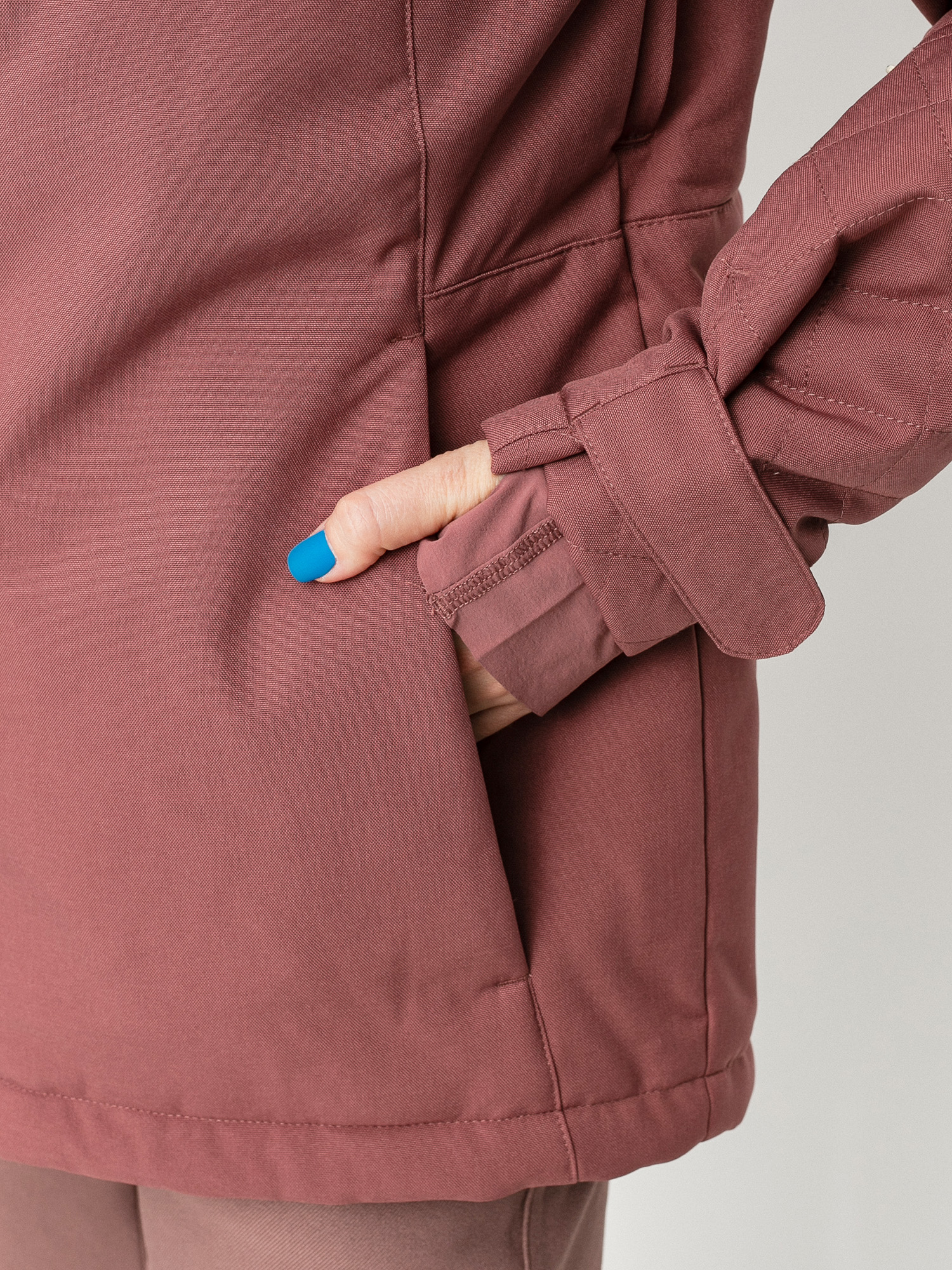 Womens Burton Tulum Stretch Snowboard jacket (rose brown)