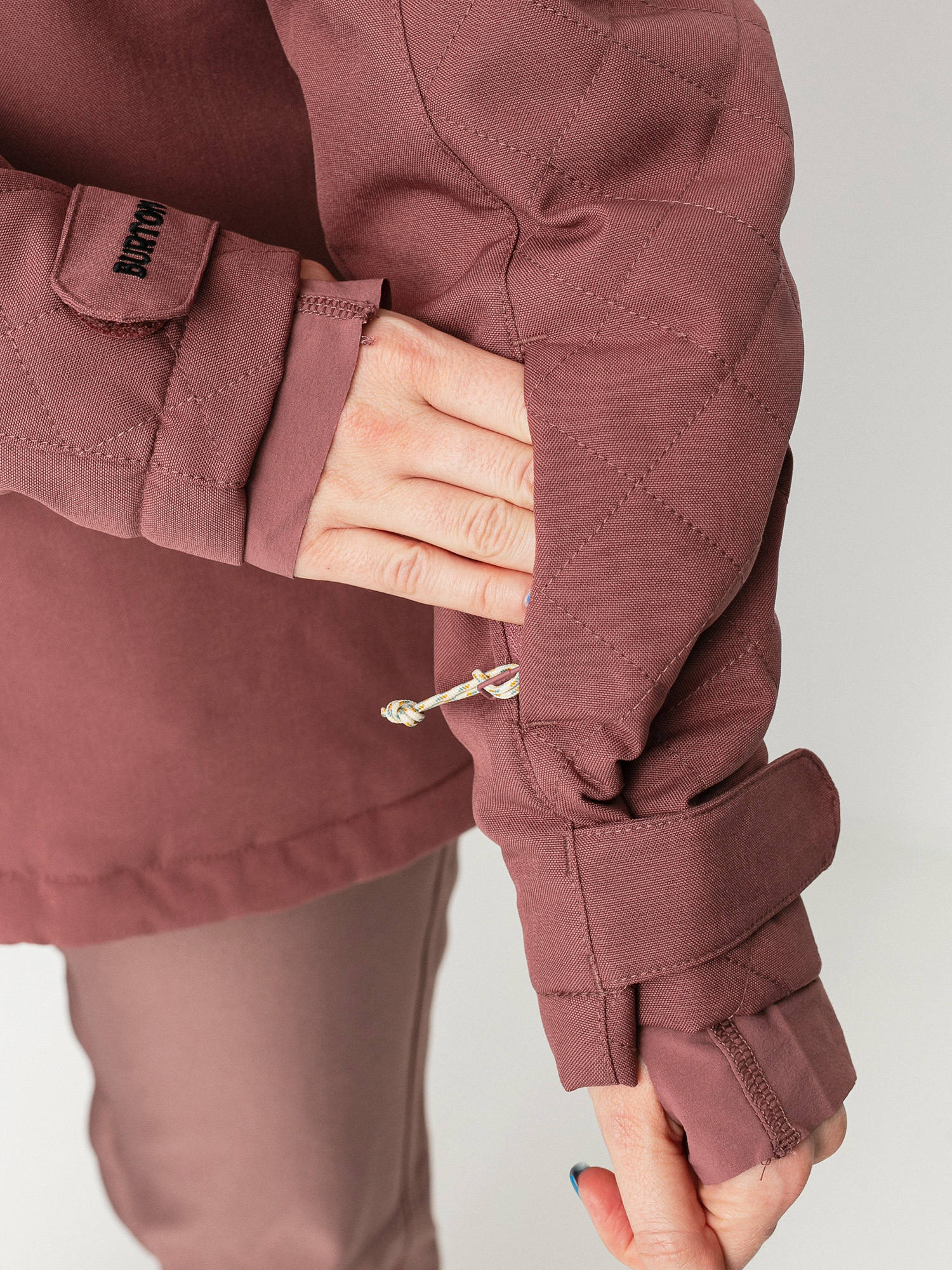 Womens Burton Tulum Stretch Snowboard jacket (rose brown)