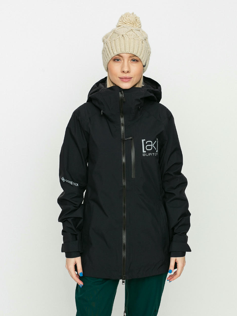 Womens Burton Ak Gore Tex Upshift Snowboard jacket (true black)