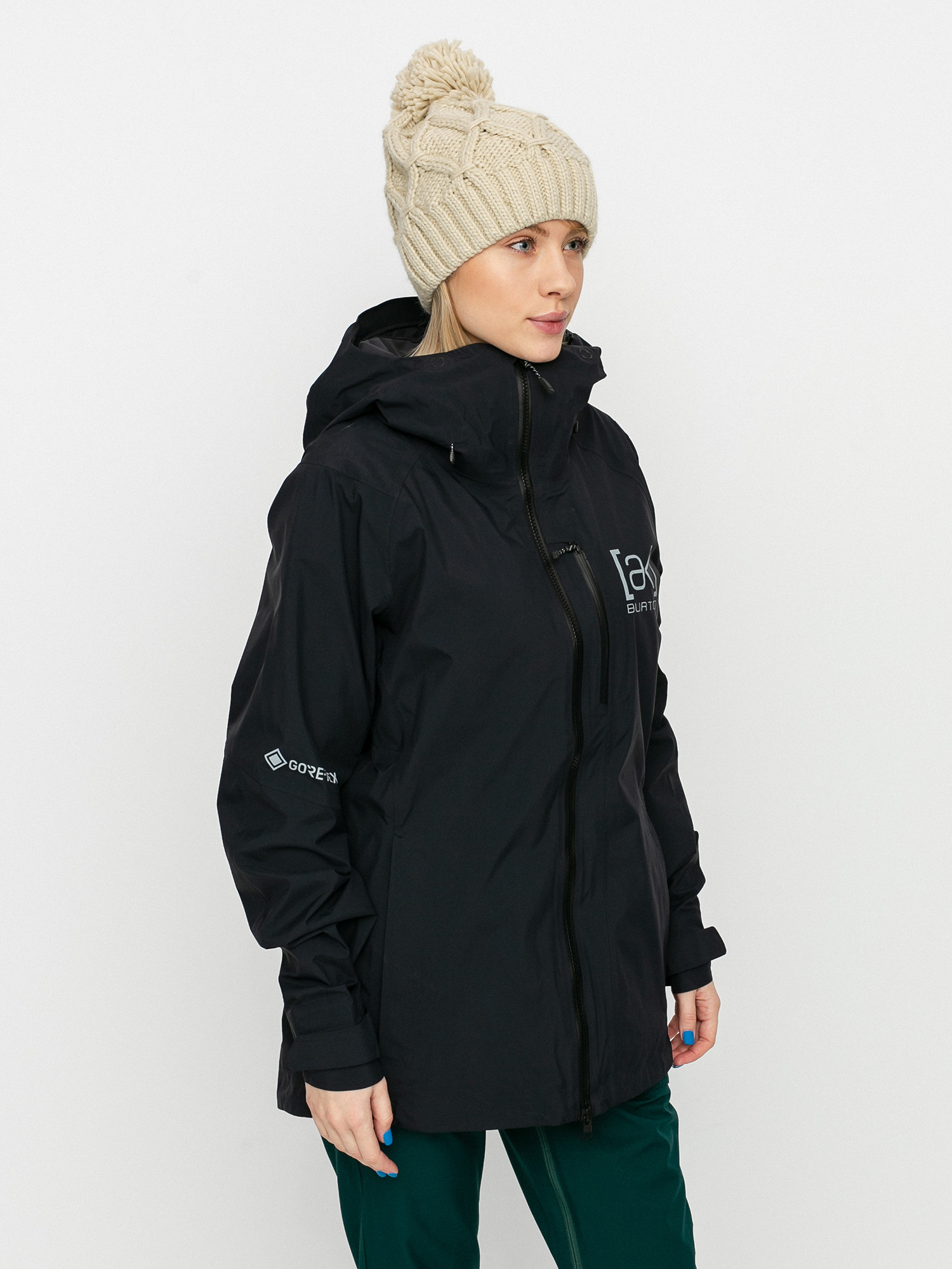 Womens Burton Ak Gore Tex Upshift Snowboard jacket (true black)