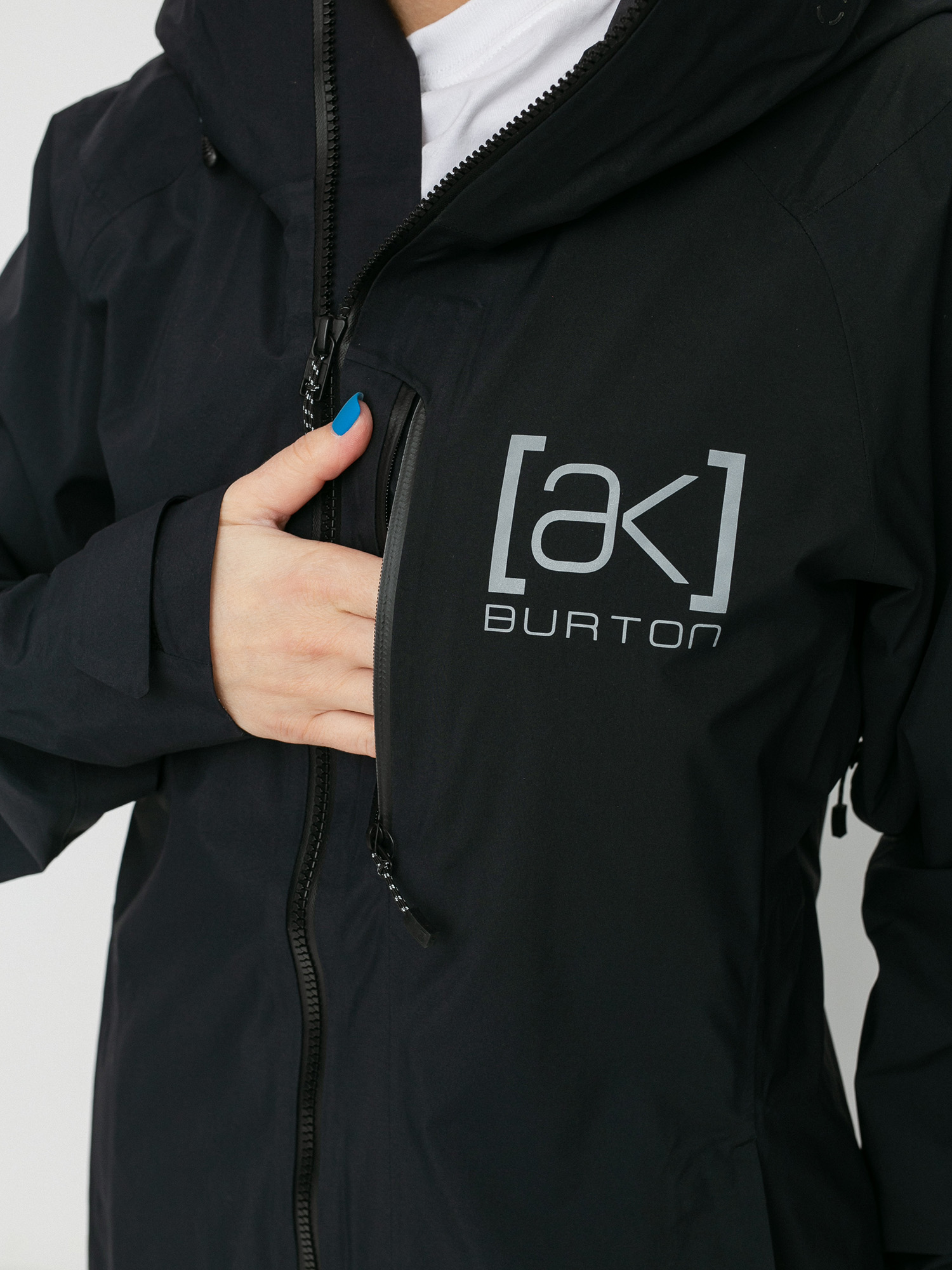 Womens Burton Ak Gore Tex Upshift Snowboard jacket (true black)