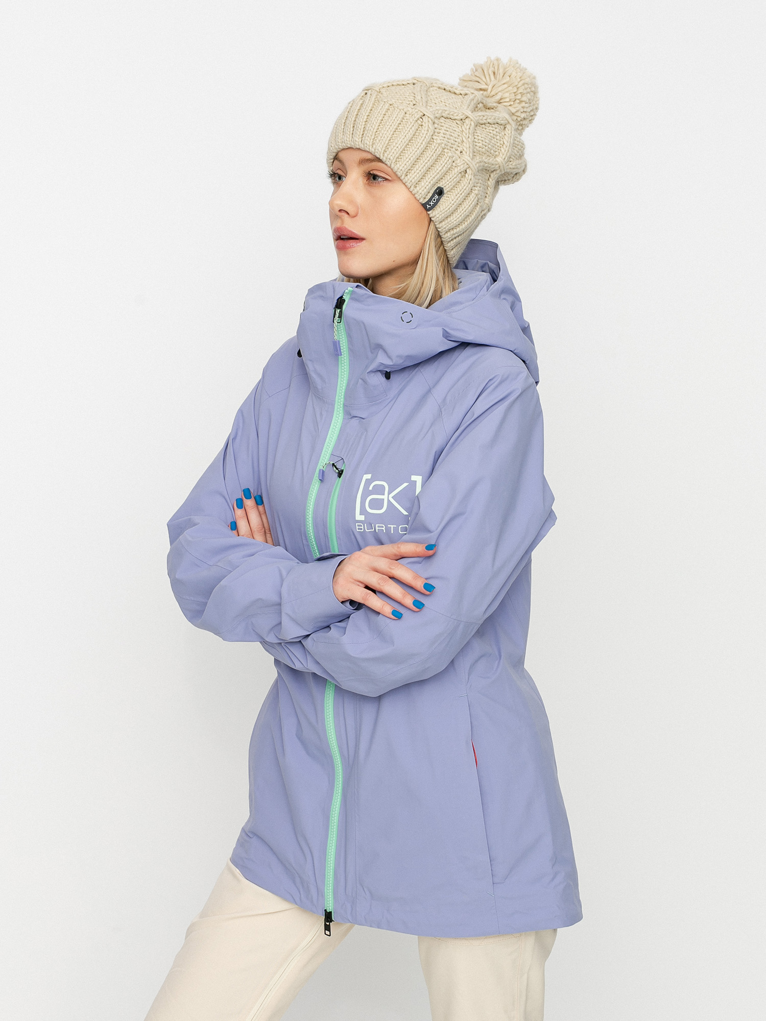 Womens Burton Ak Gore Tex Upshift Snowboard jacket (foxglove violet)