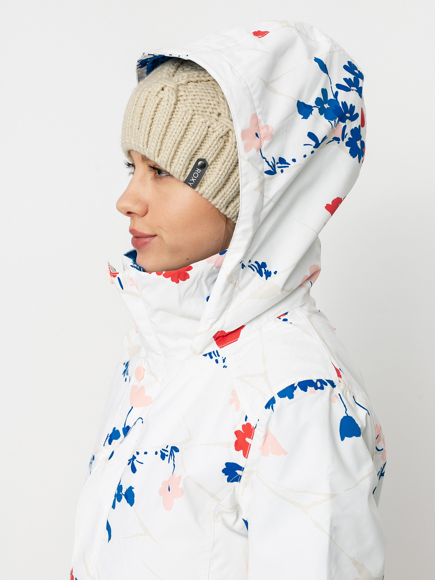 Burton Jet Set Snowboard jacket Wmn - white (stout white landscape 