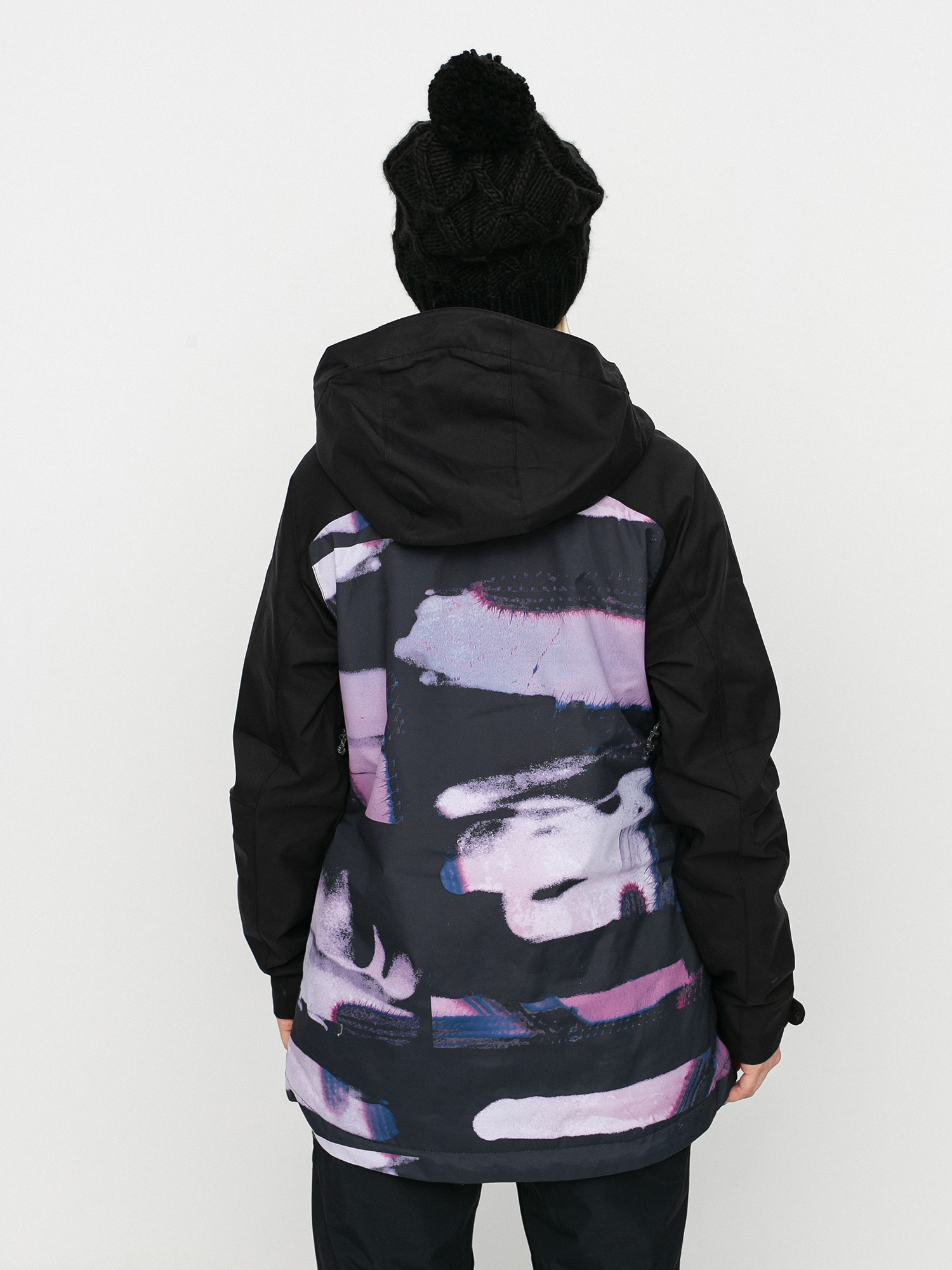 Womens Burton Eastfall Snowboard jacket (true black/desert dream)