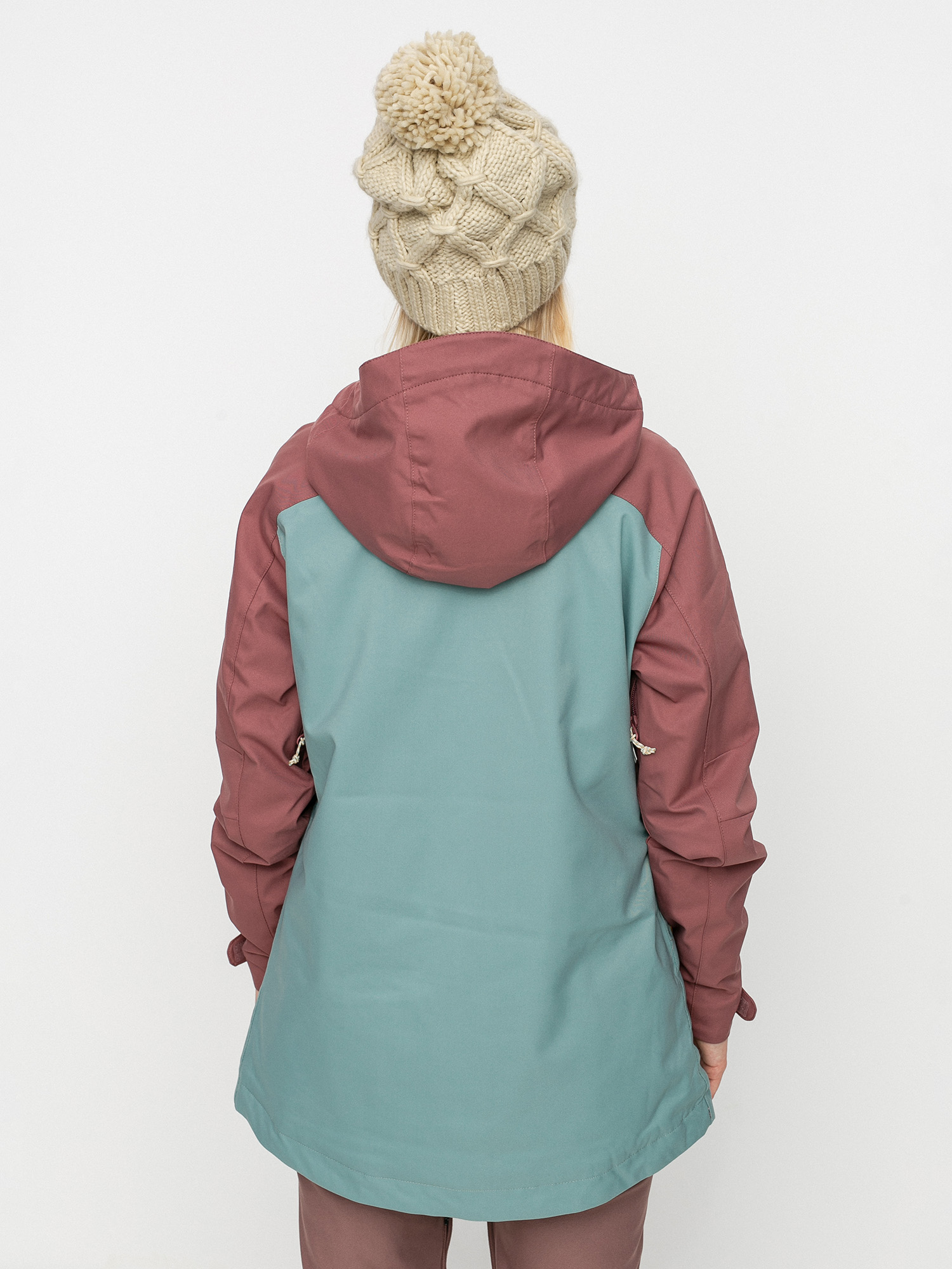 Womens Burton Eastfall Snowboard jacket (rose brown/trellis/harvest gold)