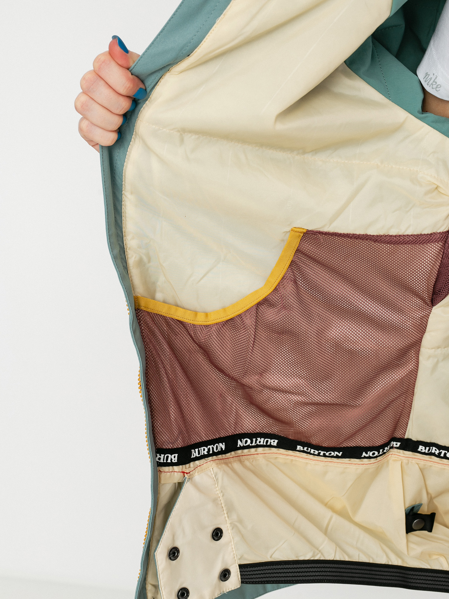 Womens Burton Eastfall Snowboard jacket (rose brown/trellis/harvest gold)