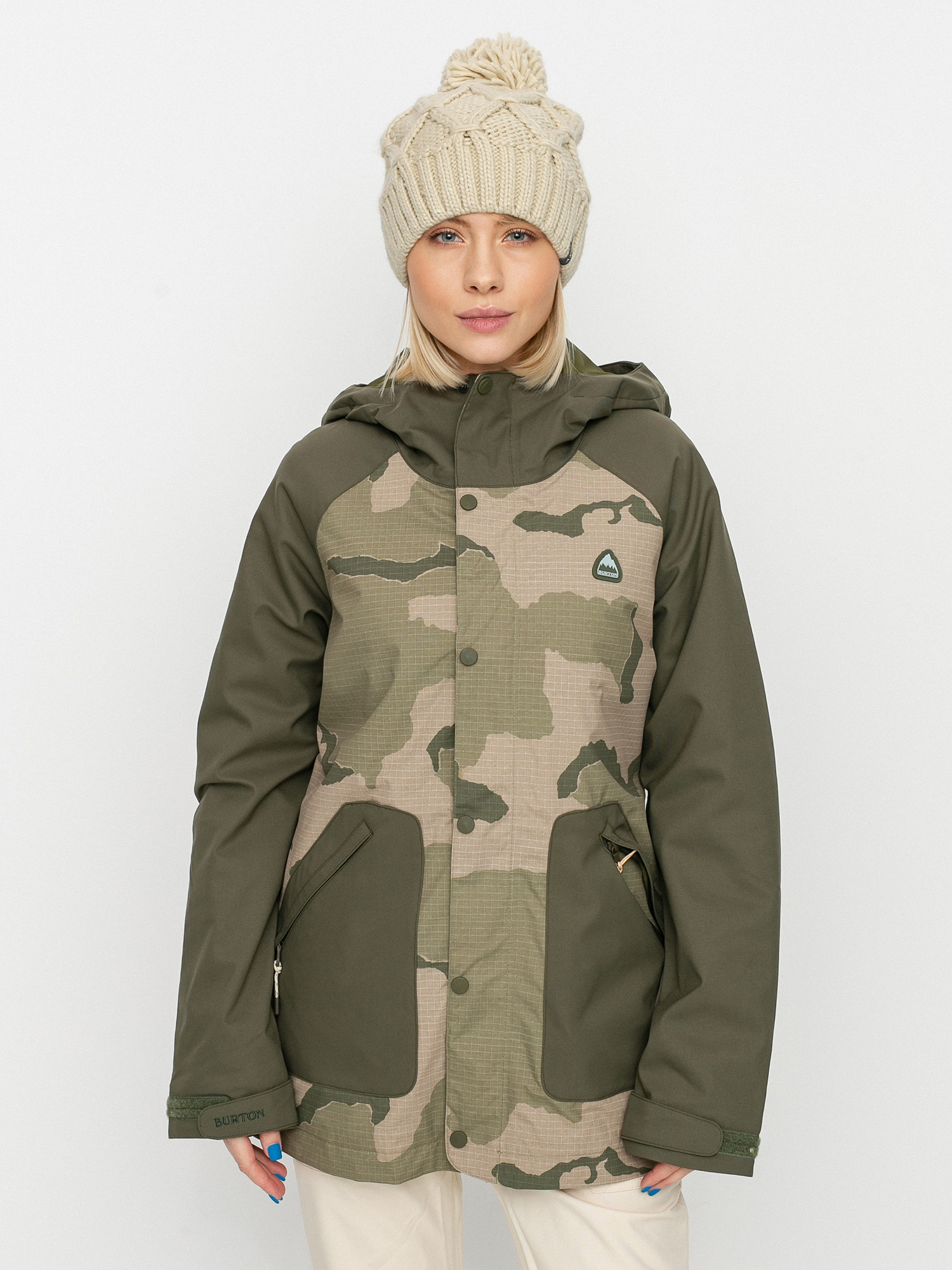 Womens Burton Eastfall Snowboard jacket (keef/barren camo)