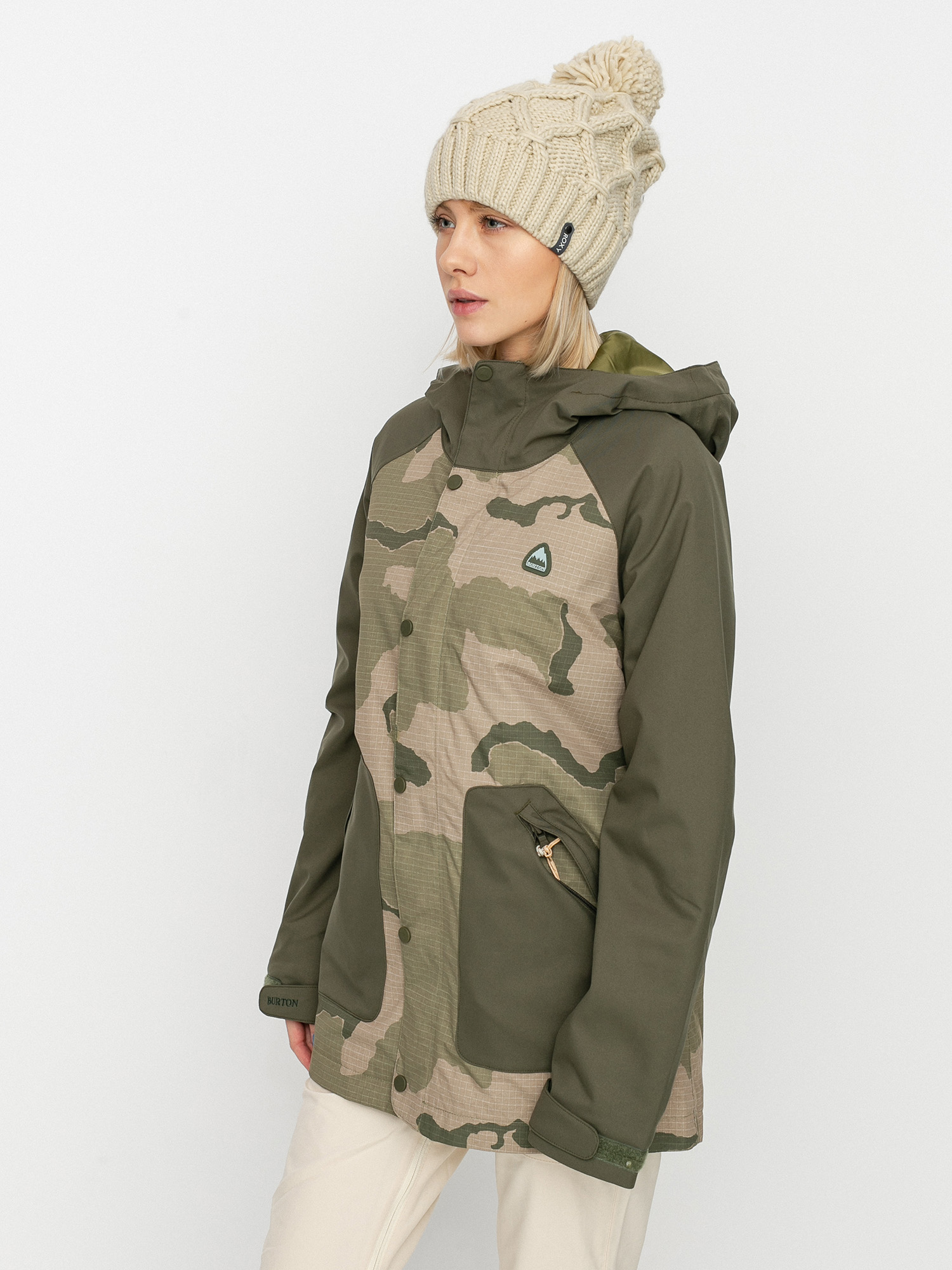 Womens Burton Eastfall Snowboard jacket (keef/barren camo)