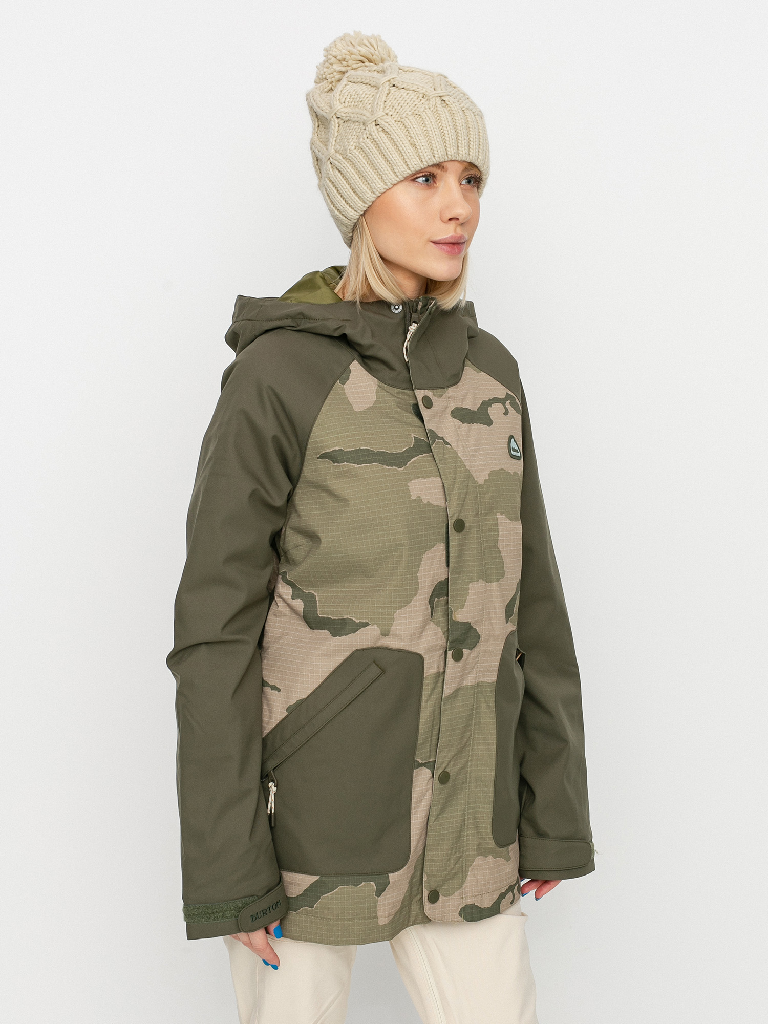 Womens Burton Eastfall Snowboard jacket (keef/barren camo)