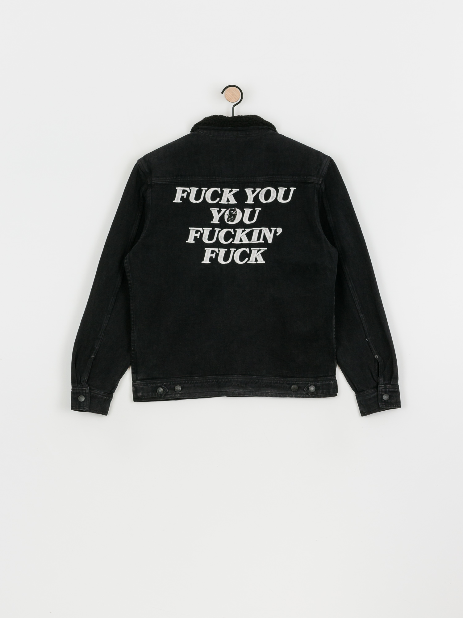 RipNDip Fucking Fuck Jacket (black wash)