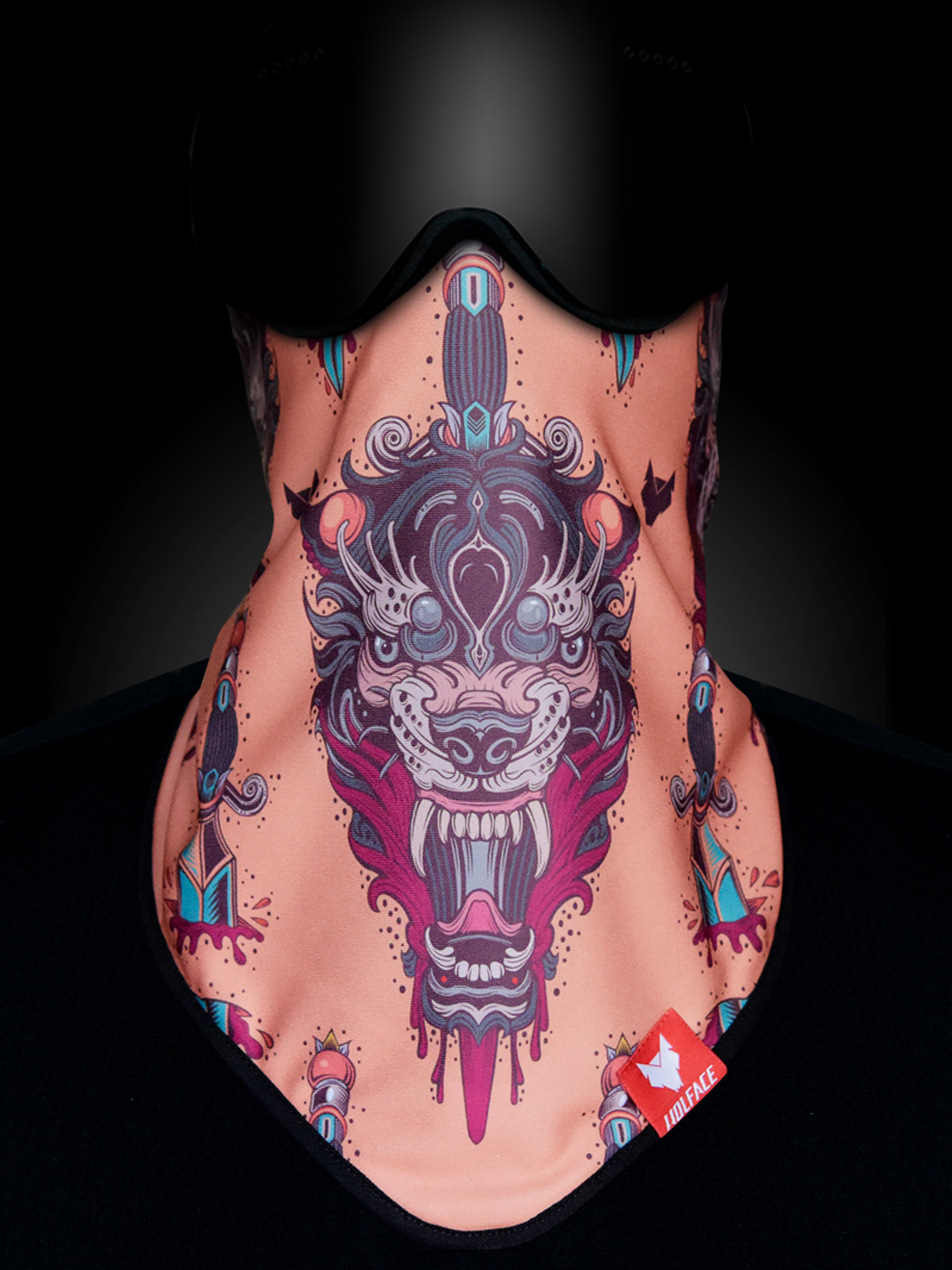 Wolface Okami Bandana (orange)