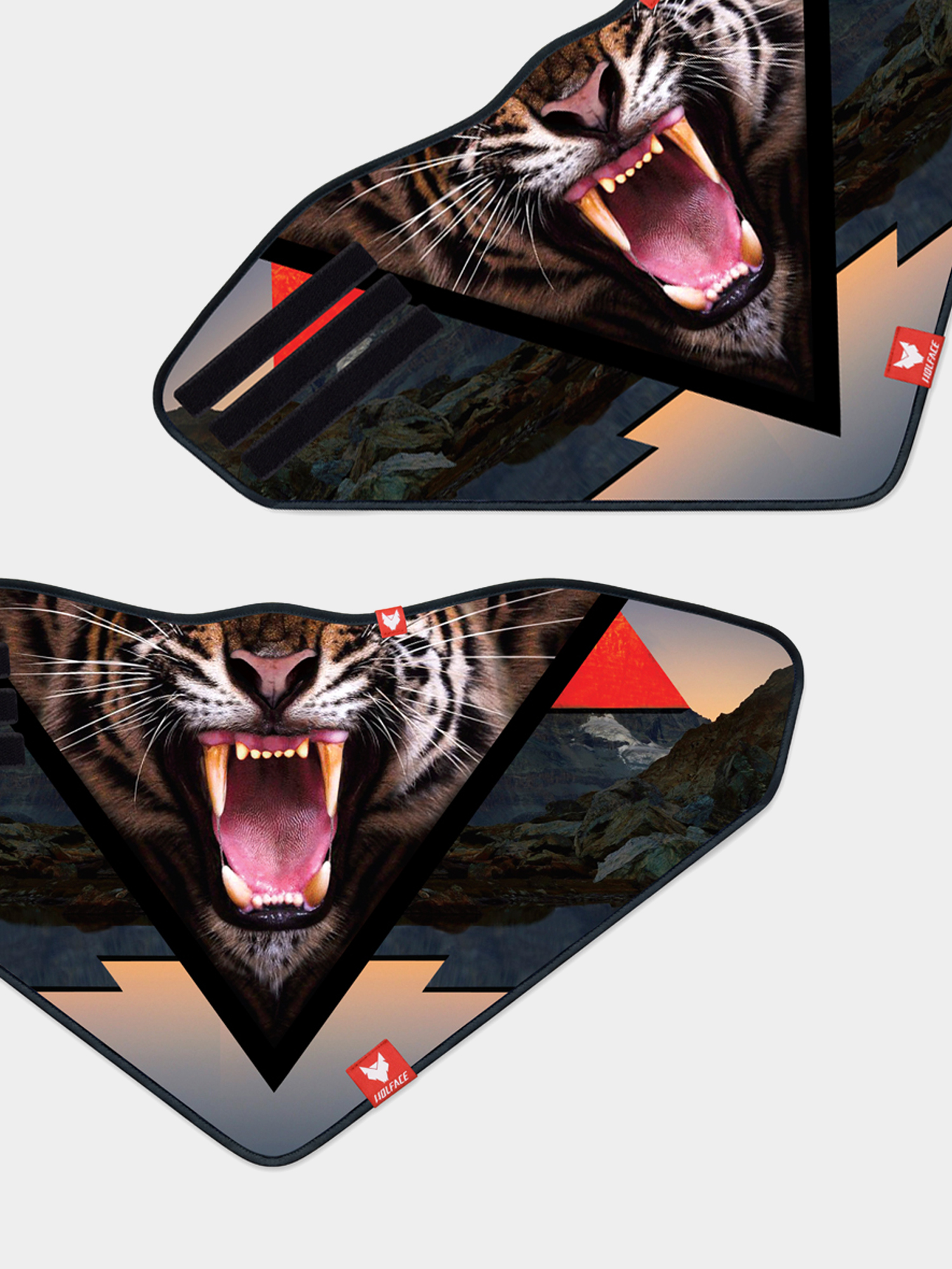 Wolface Wild Tiger Bandana (black)