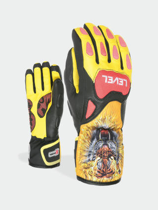 Level Sq Jr Cf Gloves (red)
